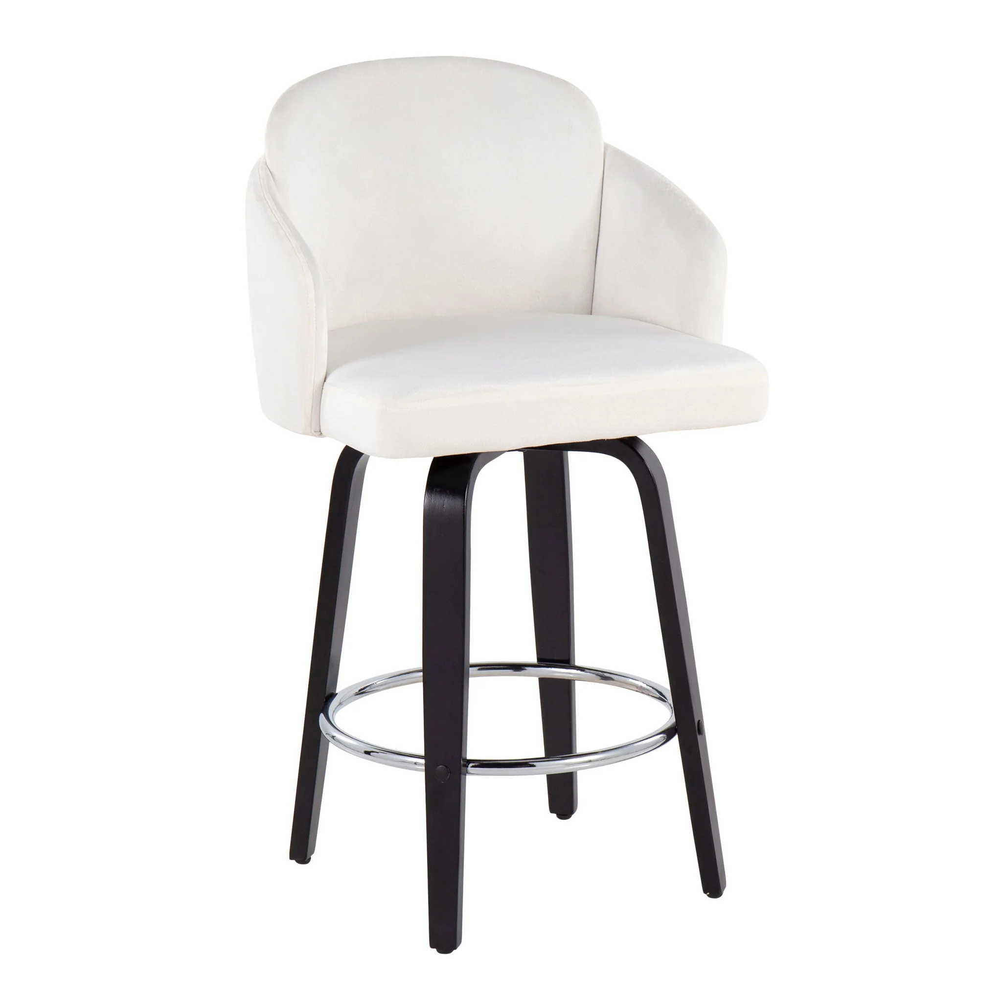 Dahlia - Contemporary Counter Stool Round Footrest (Set of 2) - Image 24