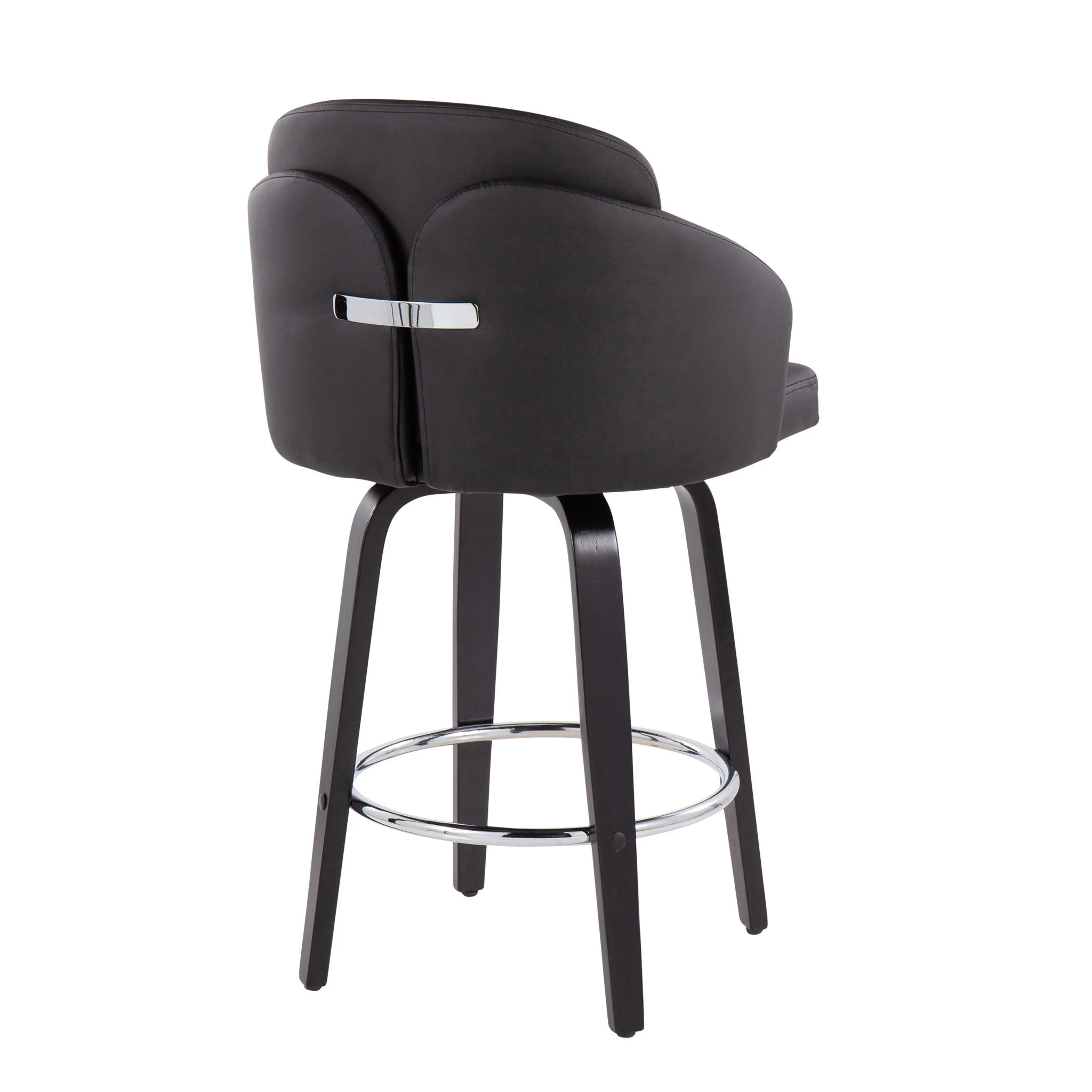 Dahlia - Contemporary Counter Stool Round Footrest (Set of 2) - Image 7