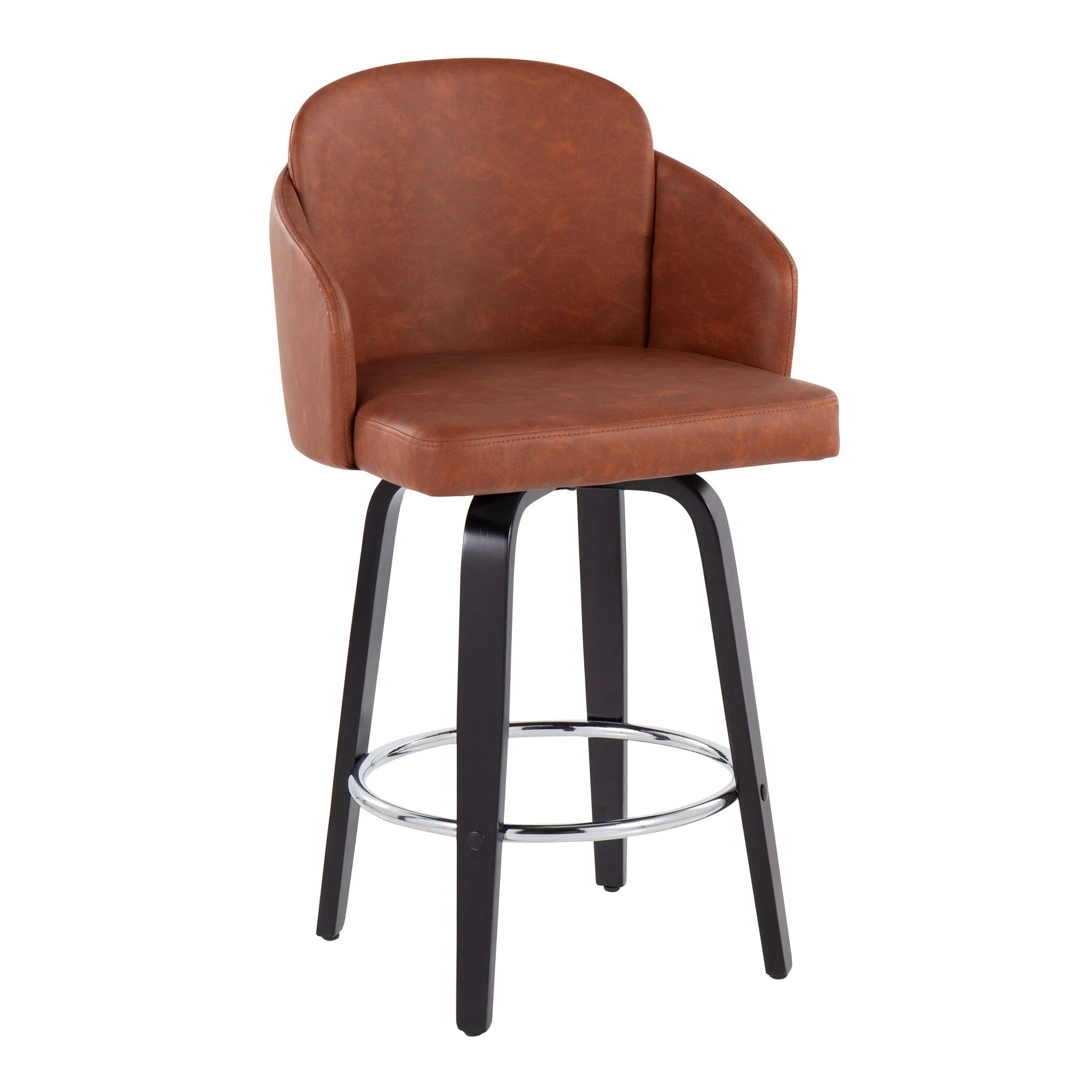 Dahlia - Contemporary Counter Stool Round Footrest (Set of 2) - Image 8