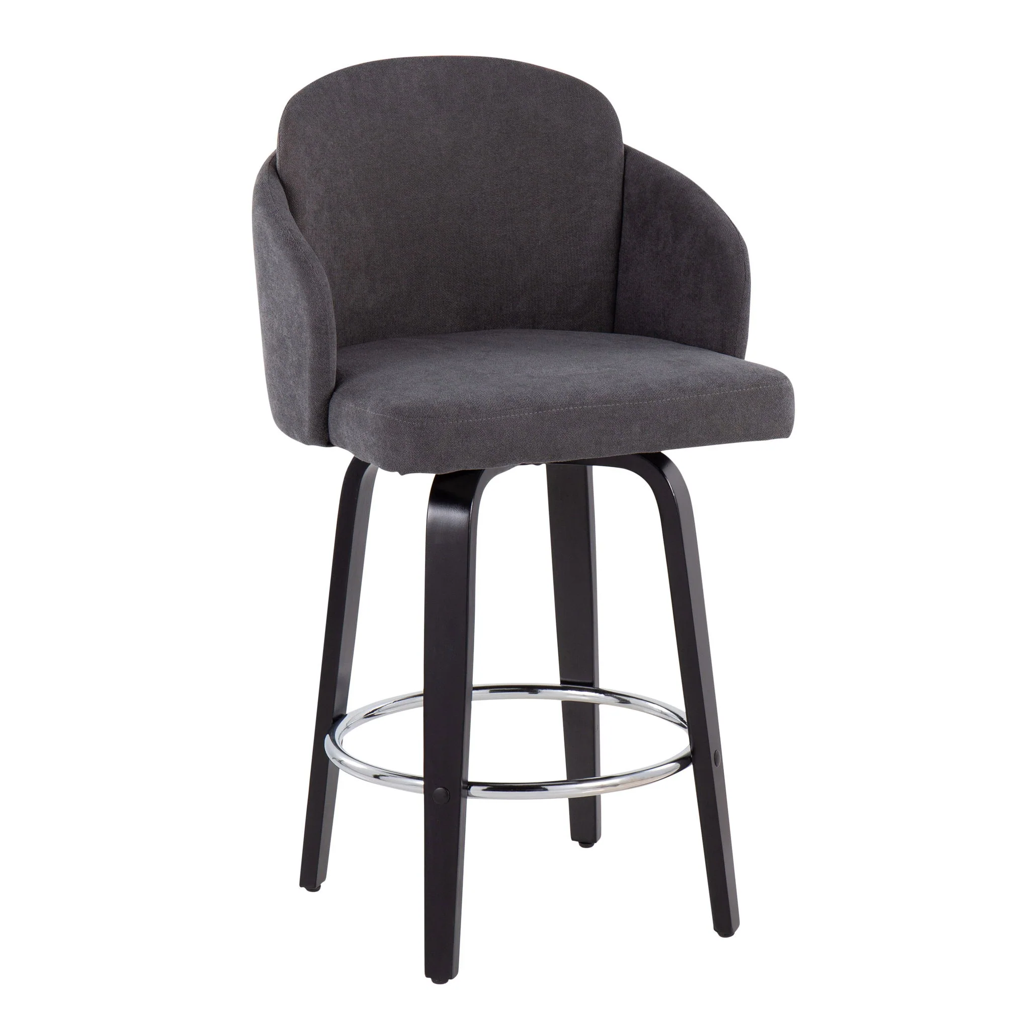 Dahlia - Contemporary Counter Stool Round Footrest (Set of 2) - Image 9