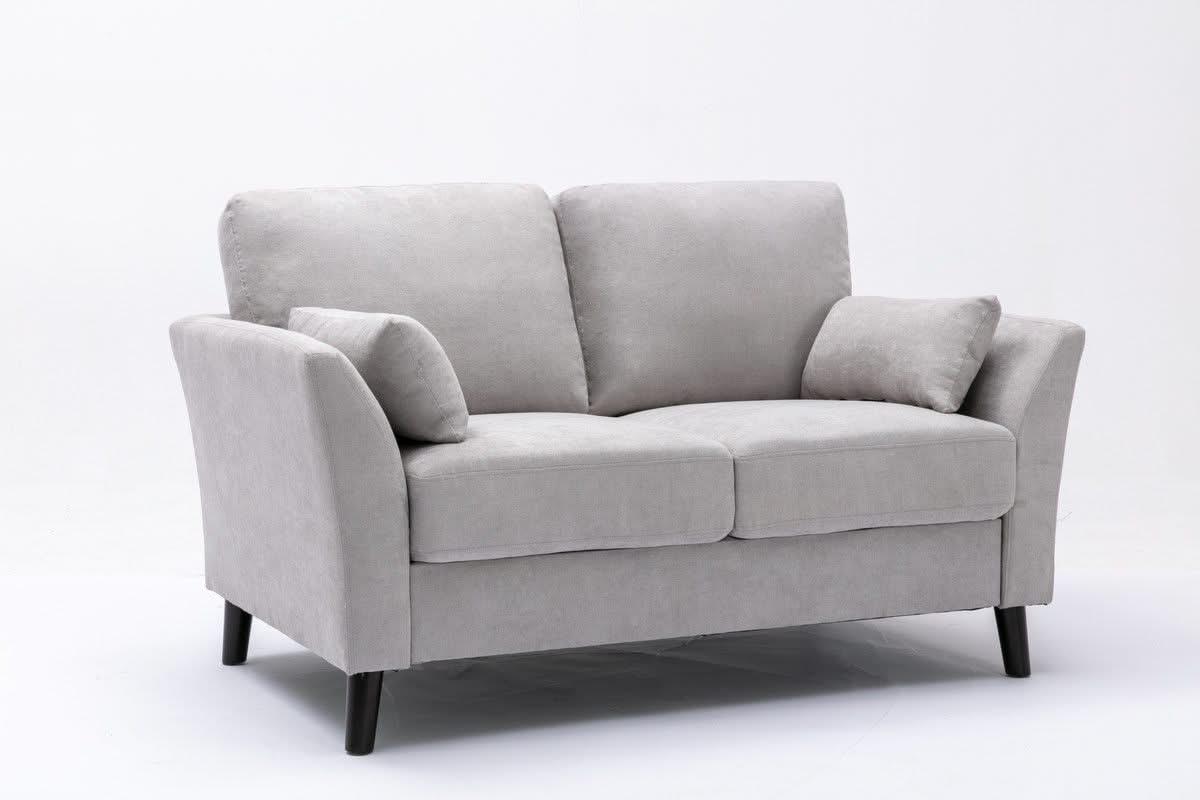 Damian - Woven Fabric Loveseat - Image 2
