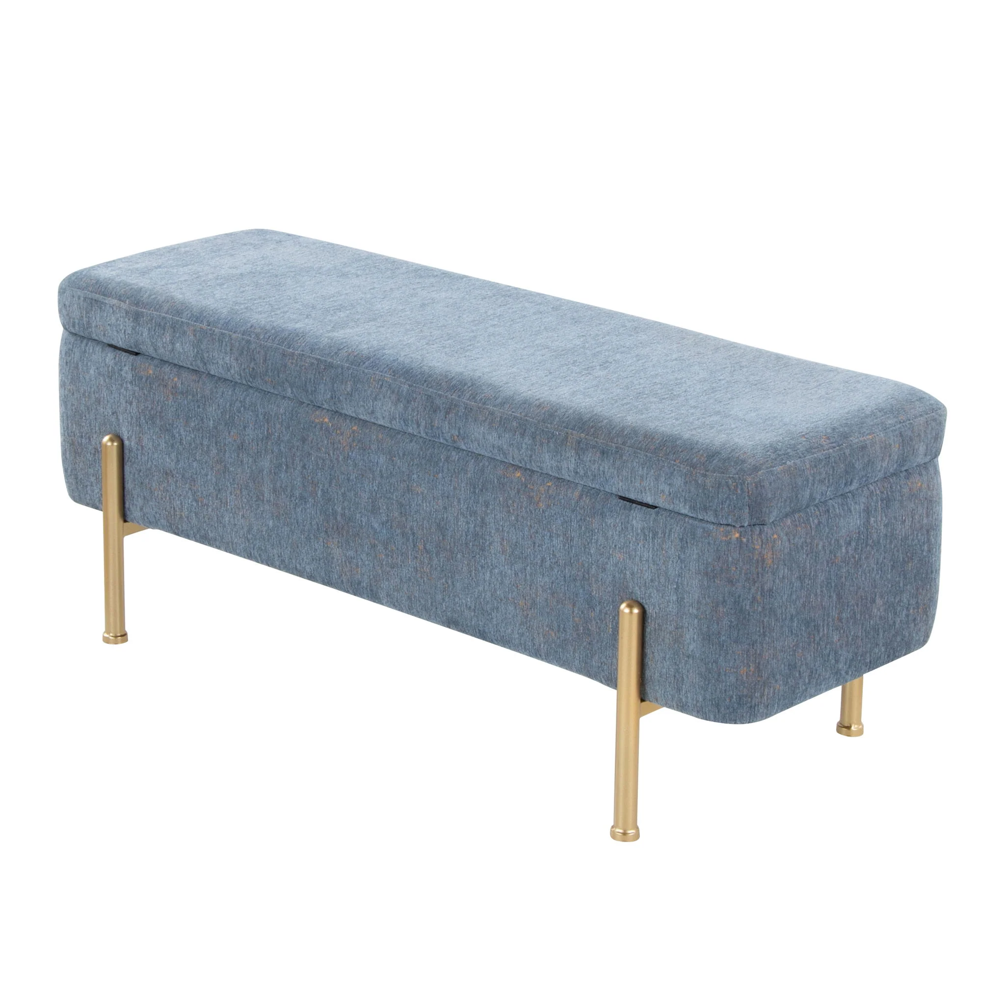 Daniella - Contemporary Bench - Gold / Blue - Image 2