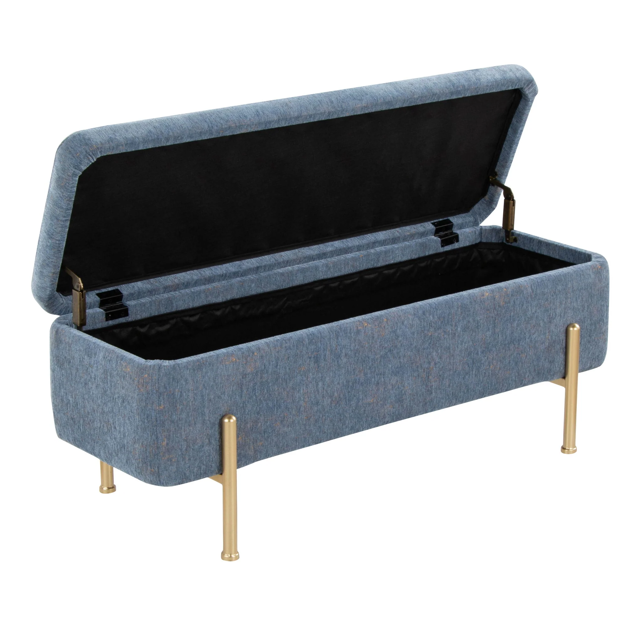 Daniella - Contemporary Bench - Gold / Blue - Image 4