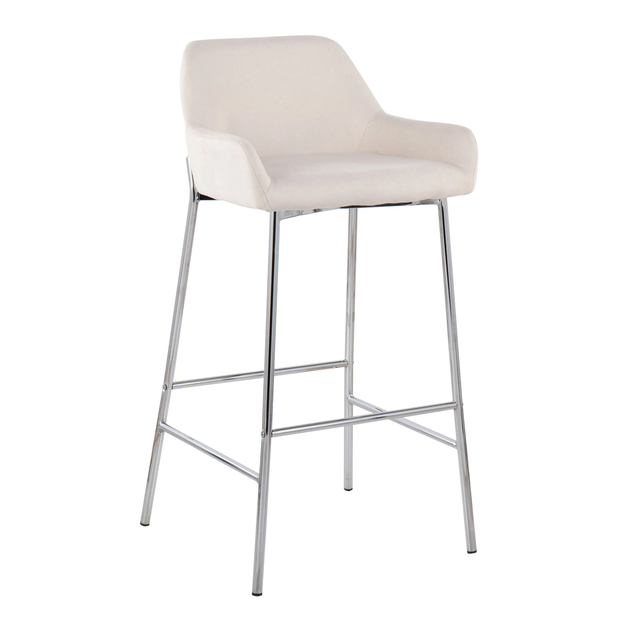 Daniella - Contemporary Fixed Height Bar Stool (Set of 2) - Image 2