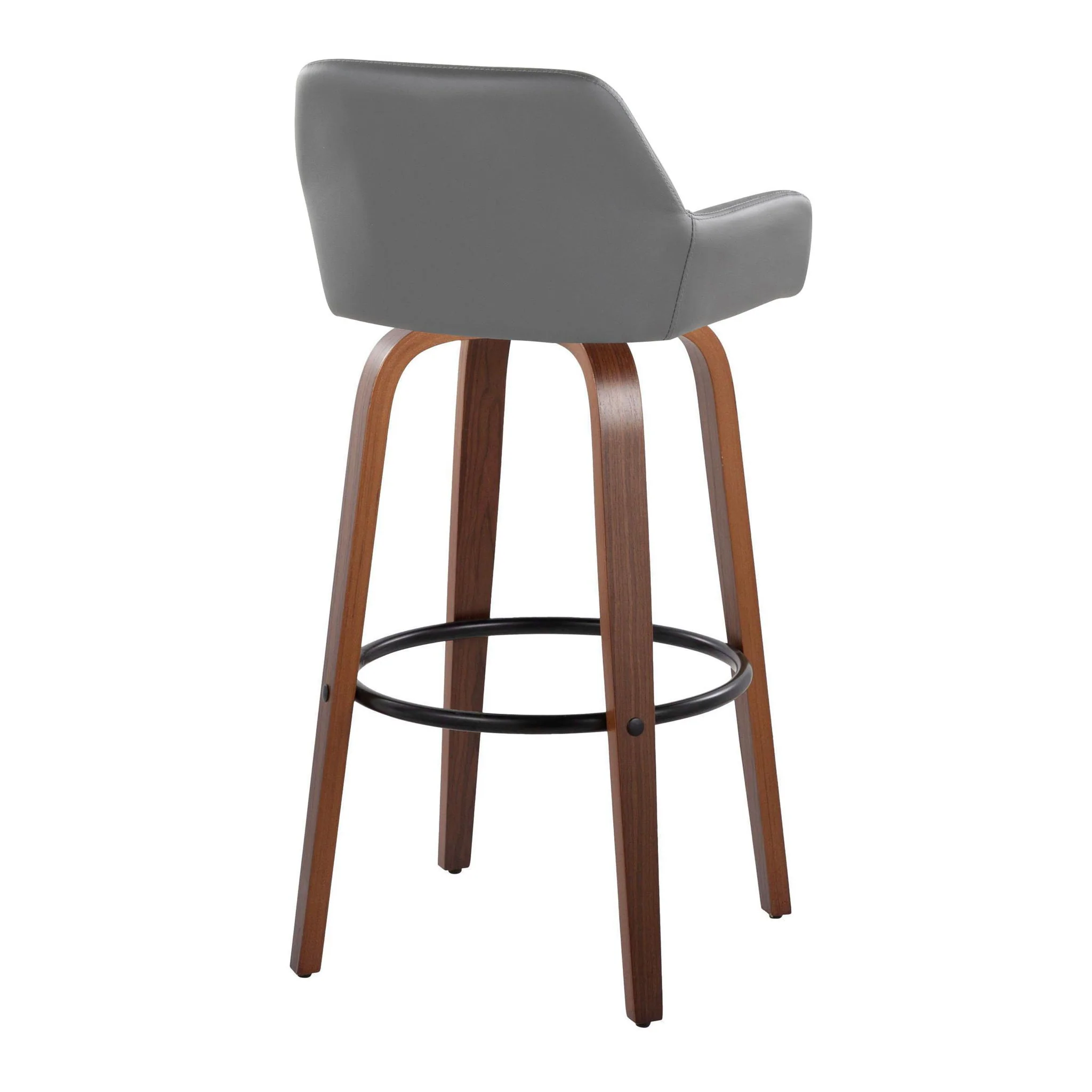 Daniella - Contemporary Fixed Height, Barstool & Swivel And Round Footrest (Set of 2) - Image 12