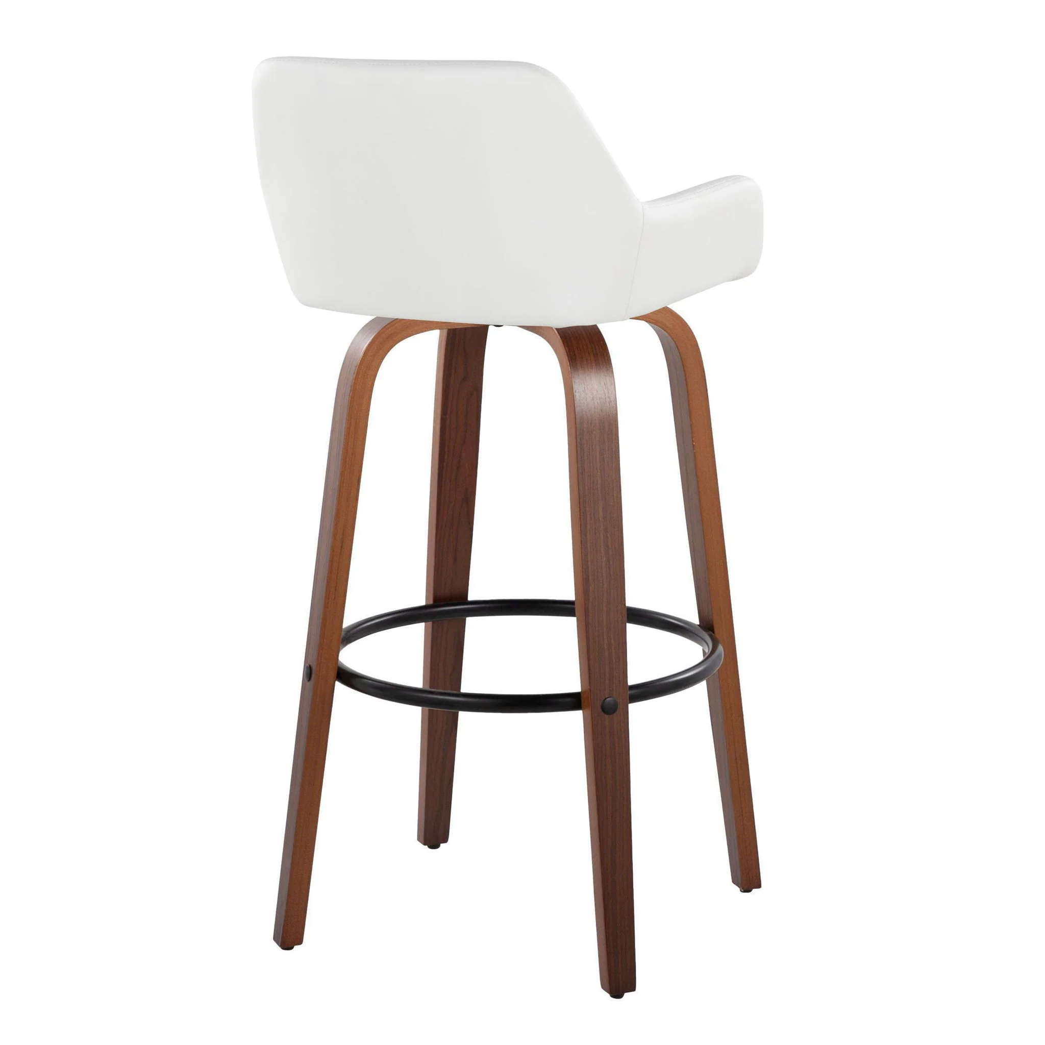 Daniella - Contemporary Fixed Height, Barstool & Swivel And Round Footrest (Set of 2) - Image 18
