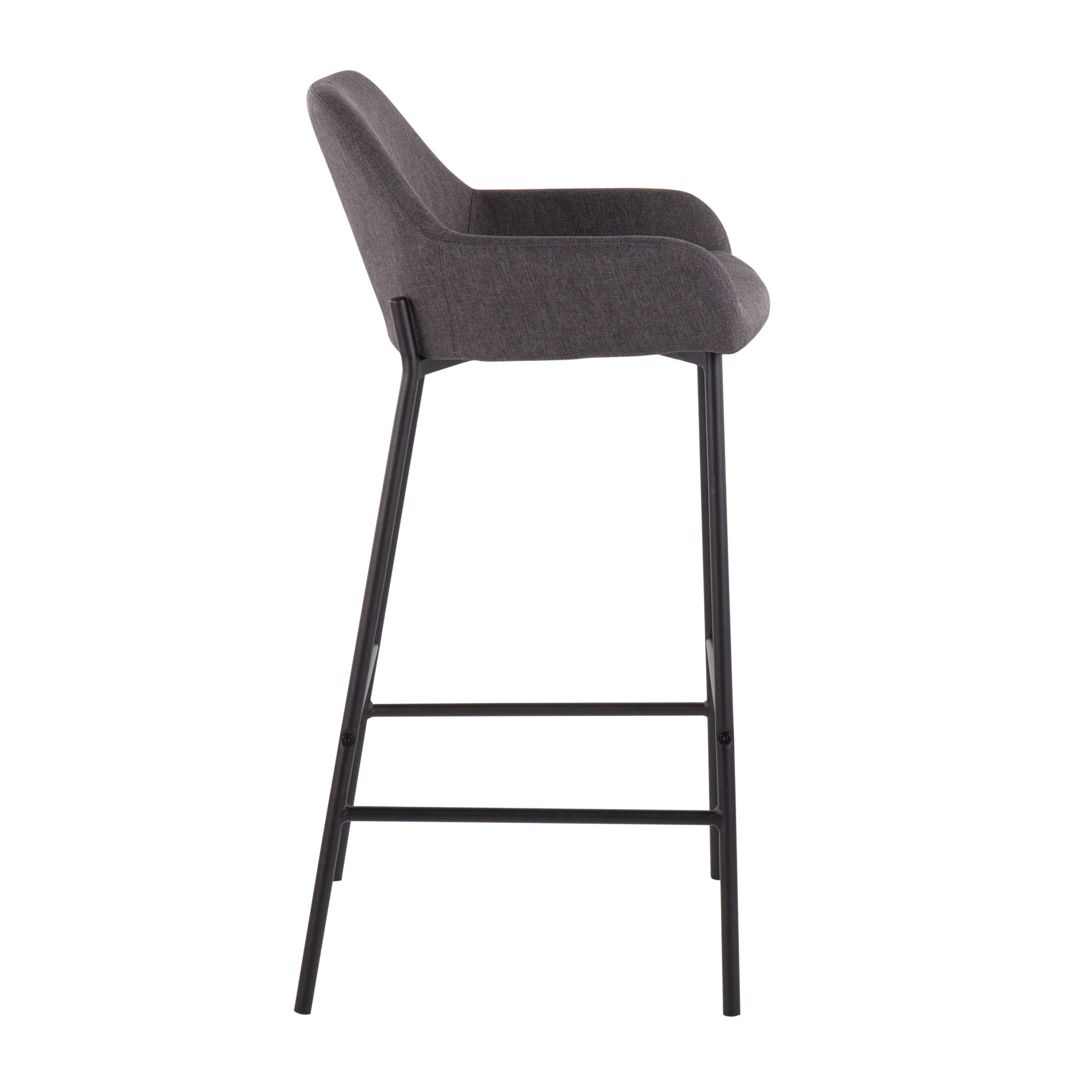 Daniella - Industrial Fixed Height Bar Stool (Set of 2) - Image 7