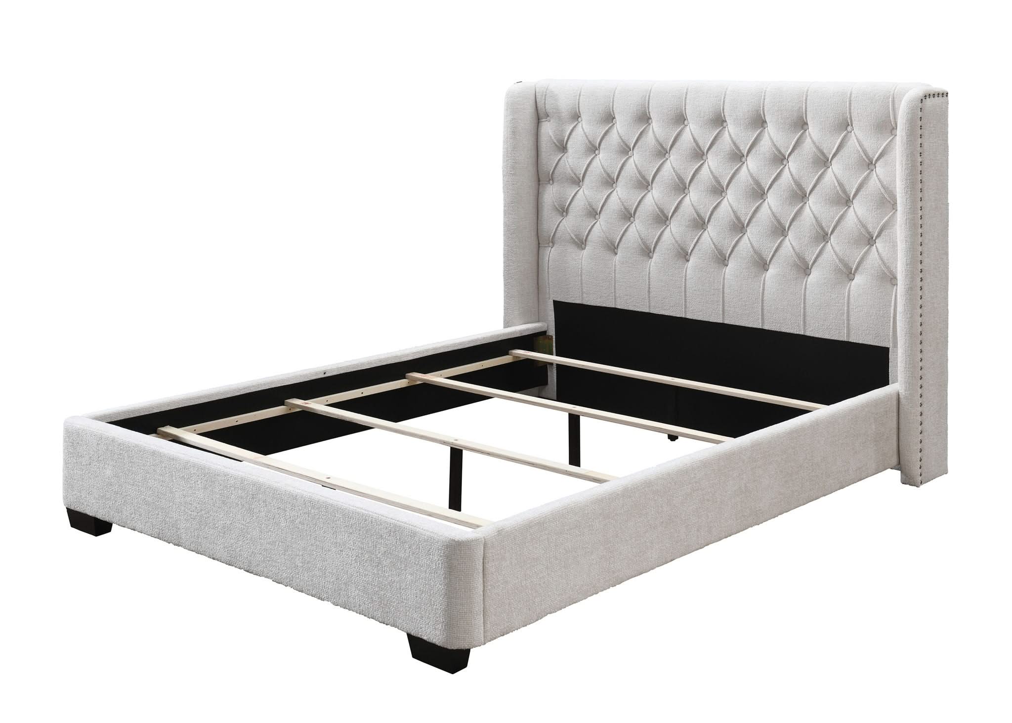 Daphne - Queen Bed - Ivory - Image 2