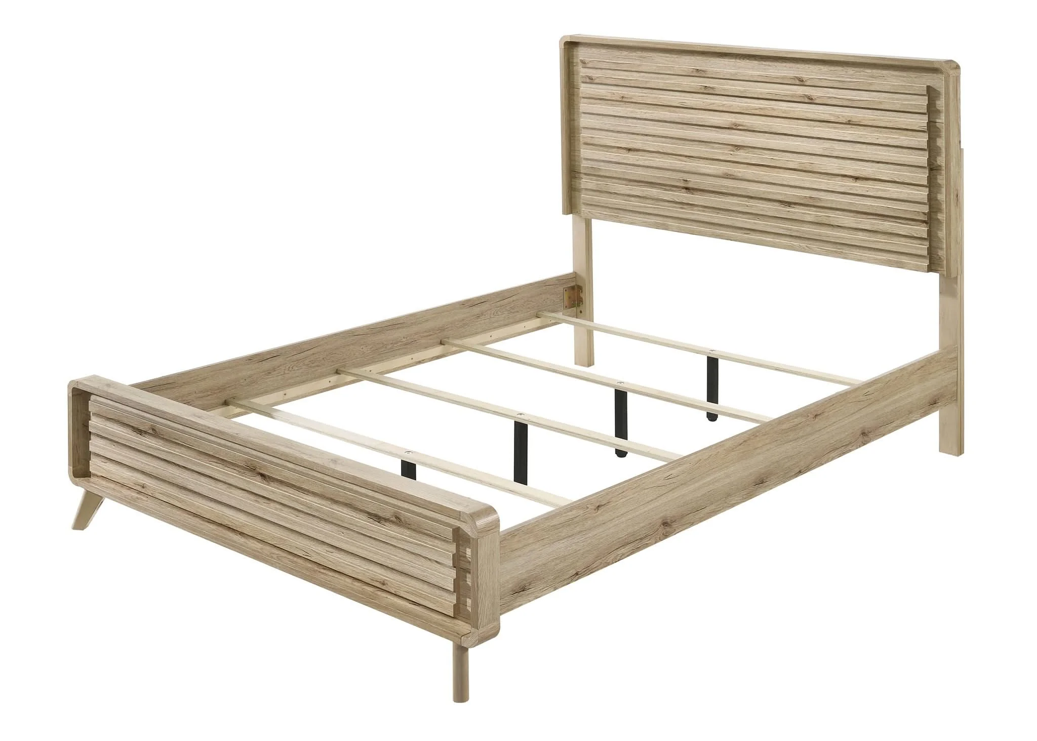Dawson - King Bed - Light Brown - Image 4