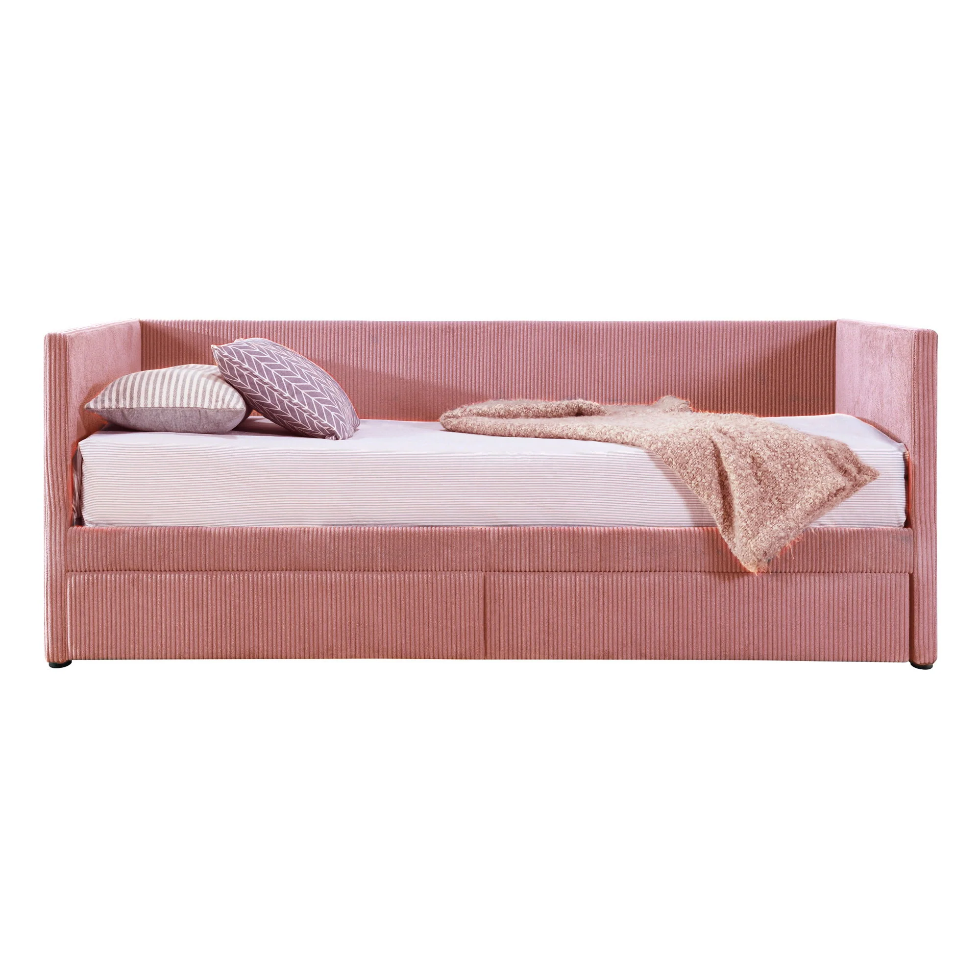 Daybed With Two Drawers And Wood Slat - Image 12
