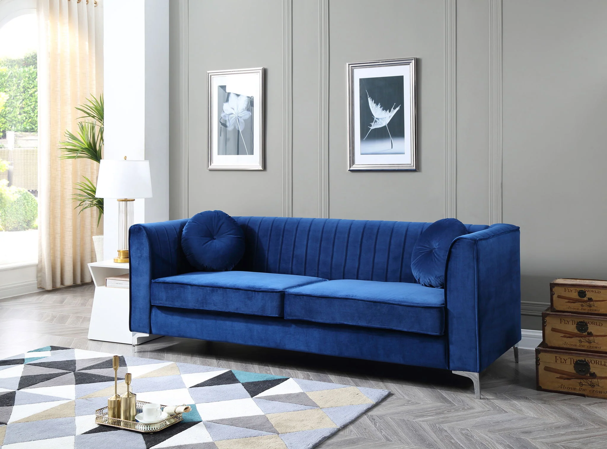 Delray - Micro Suede Sofa - Image 4