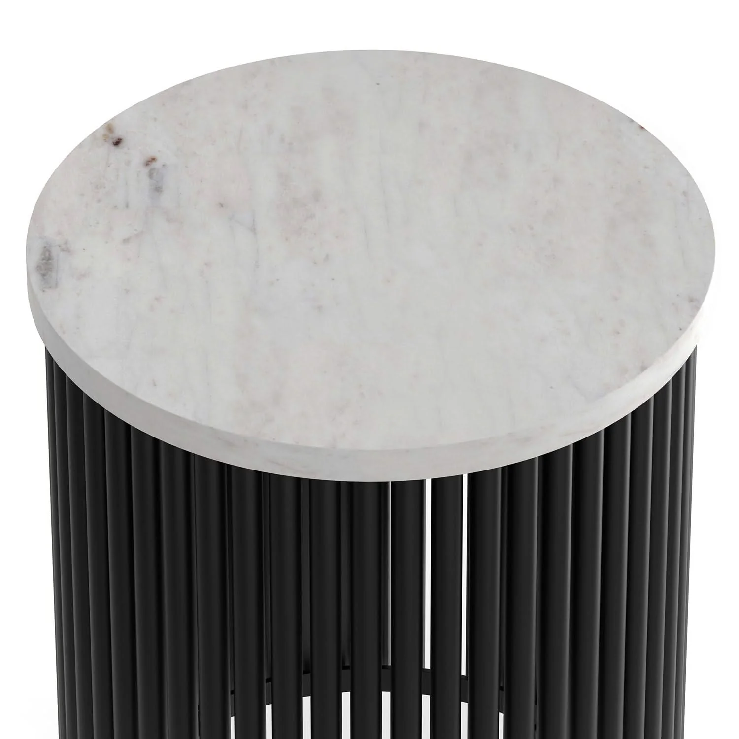 Demy - Handcrafted Metal Accent Table - Image 10