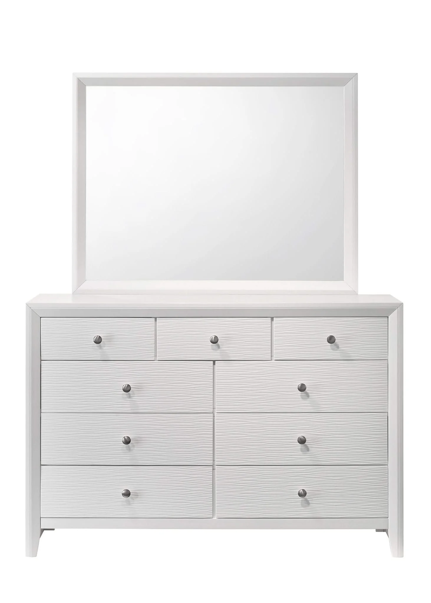 Denker - Full 4 Piece Bedroom Set - White - Image 4