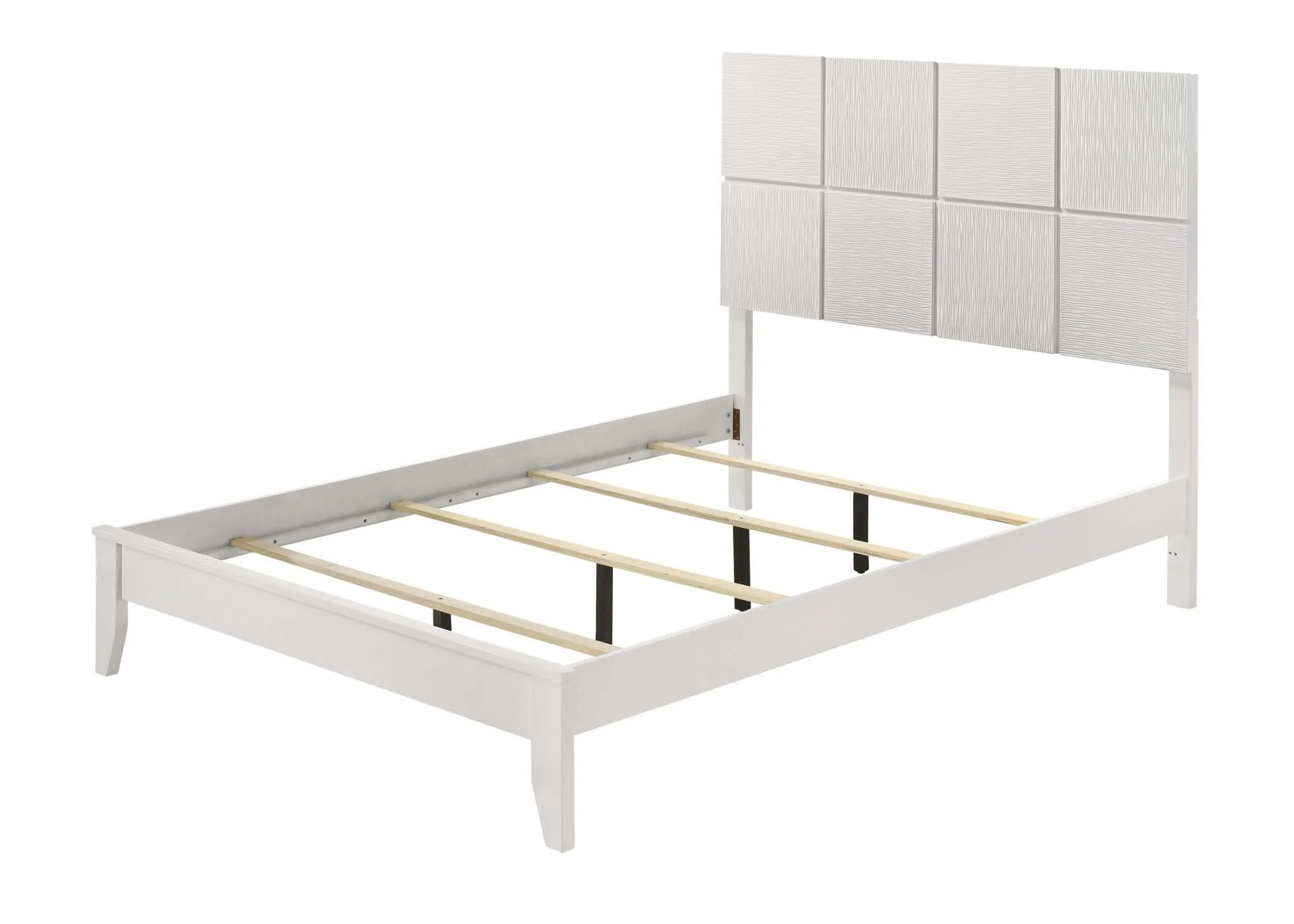 Denker - Queen Bed - White - Image 2