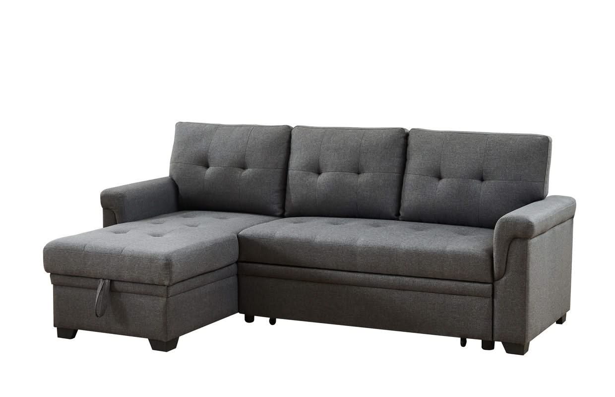 Destiny - Reversible Sleeper Sectional Sofa With Storage Chaise - Image 6