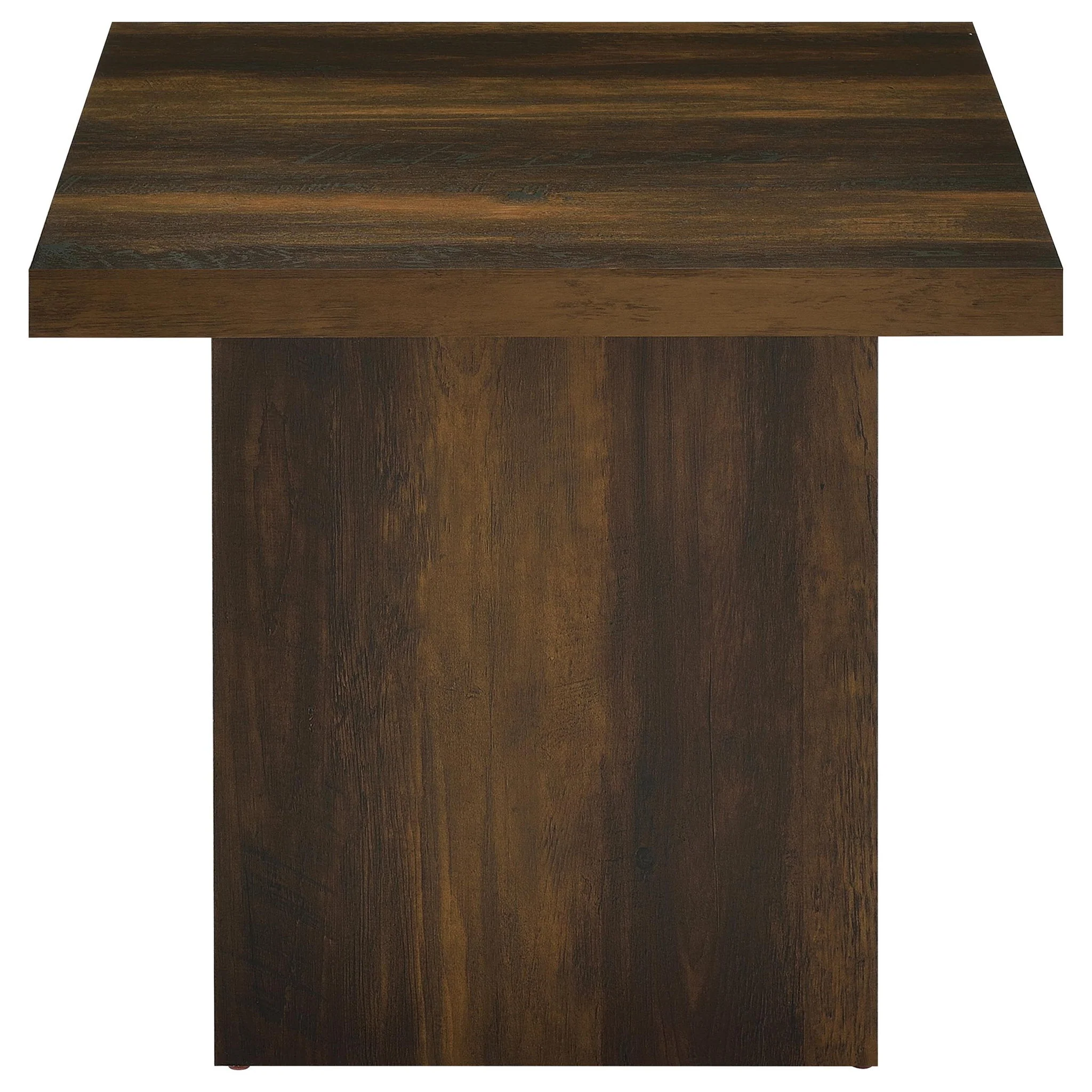 Devar 3-piece Square Coffee and End Table Set Dark Pine - Image 4