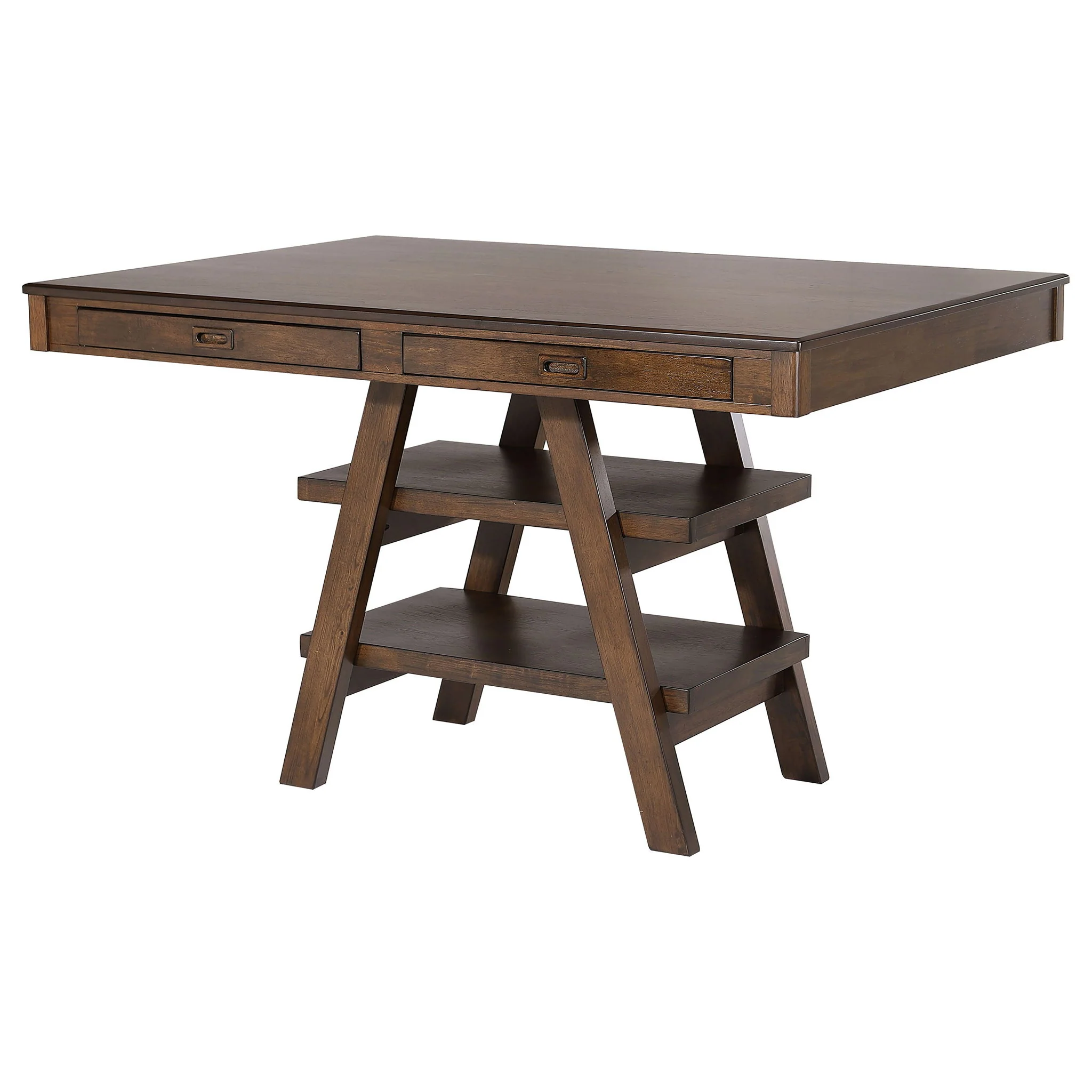 Dewey Rectangular 60-inch Counter Height Dining Table Walnut - Image 2