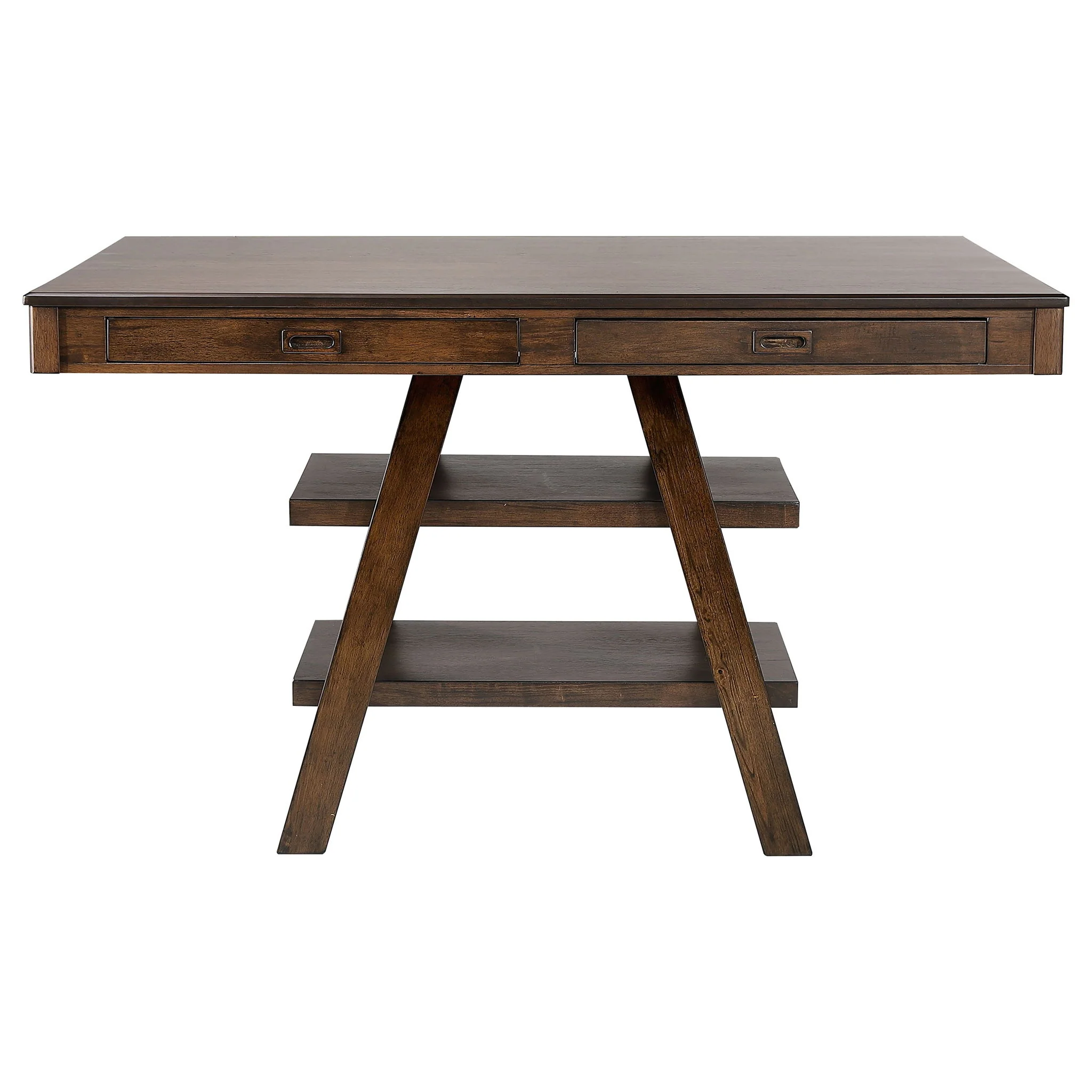 Dewey Rectangular 60-inch Counter Height Dining Table Walnut - Image 4