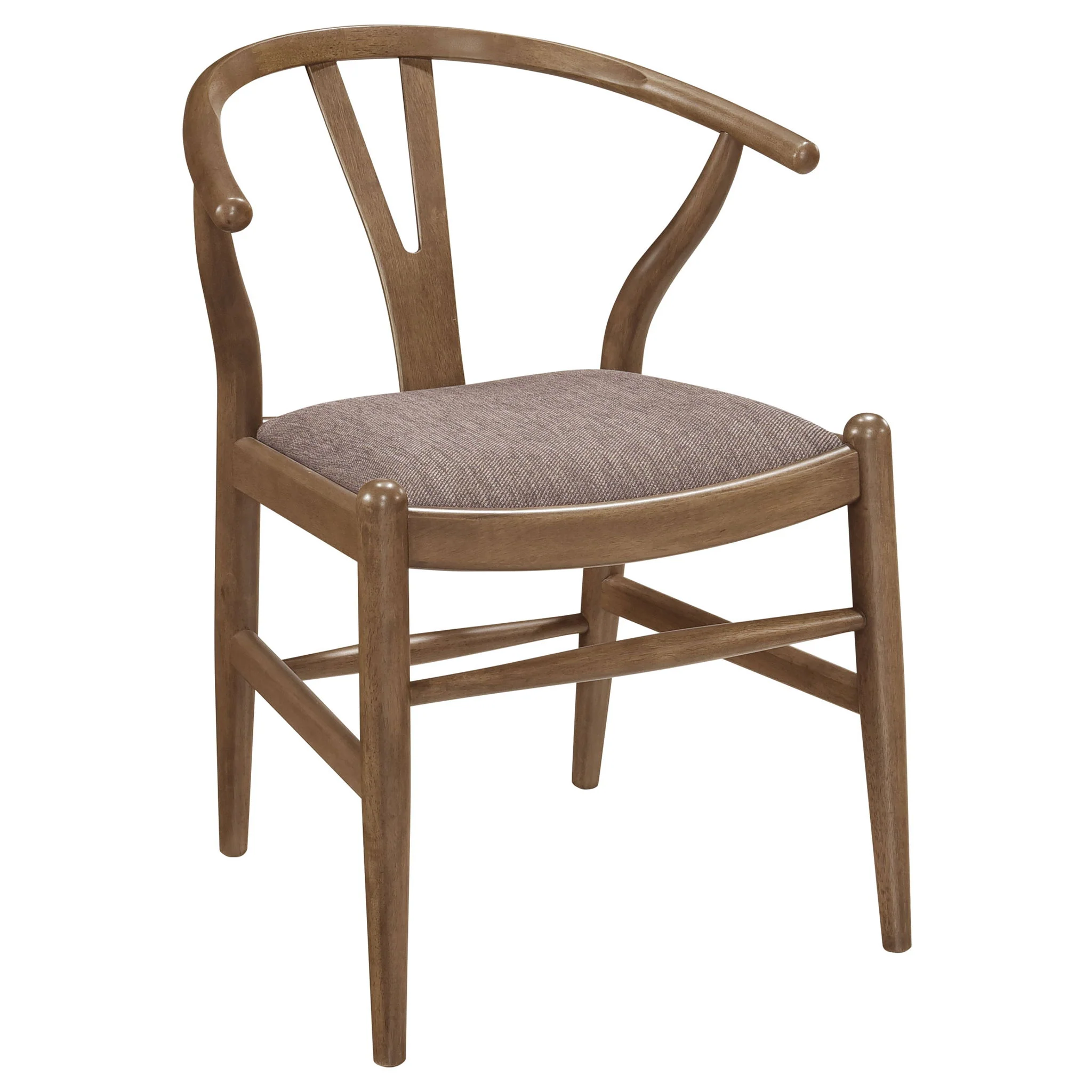 Dinah Wood Wishbone Dining Side Chair Walnut (Set of 2) - Image 3