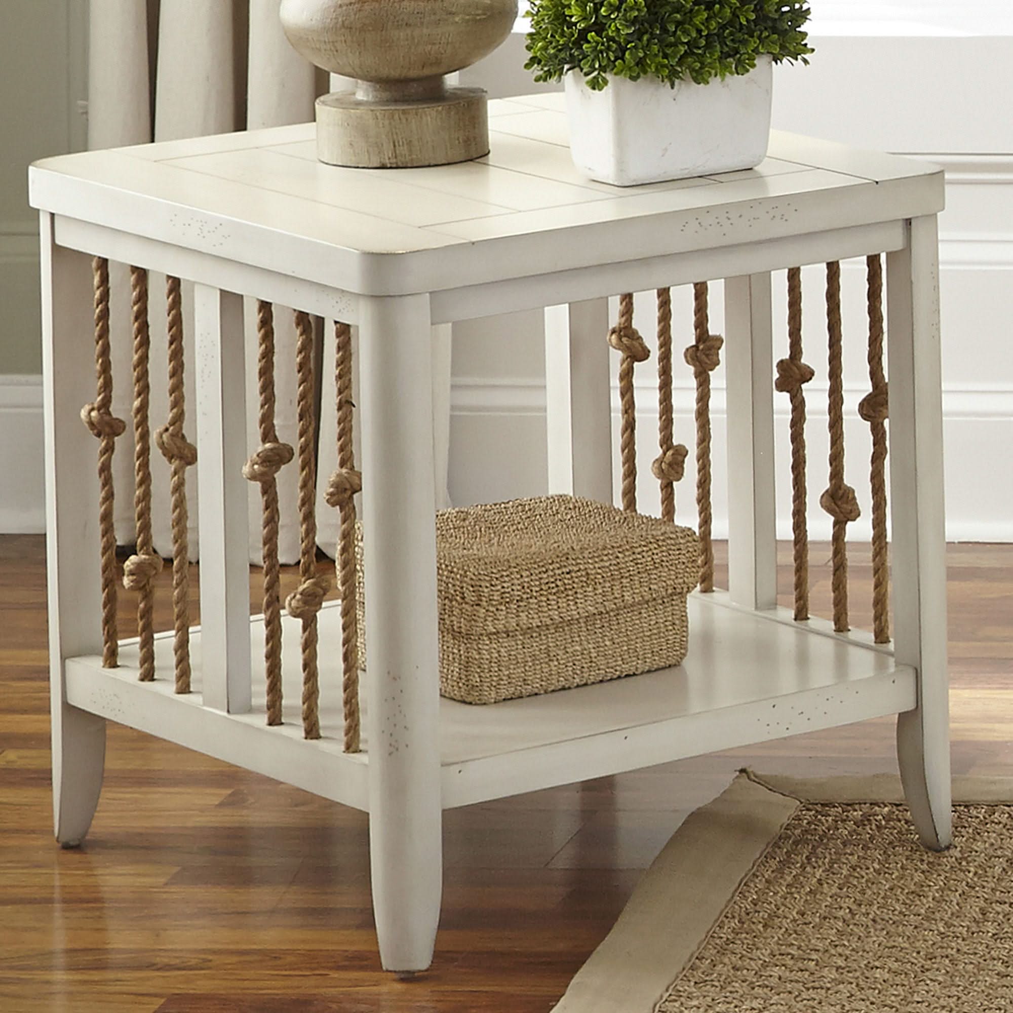 Dockside - 3 Piece Table Set (1 Cocktail 2 End Tables) - White - Image 2