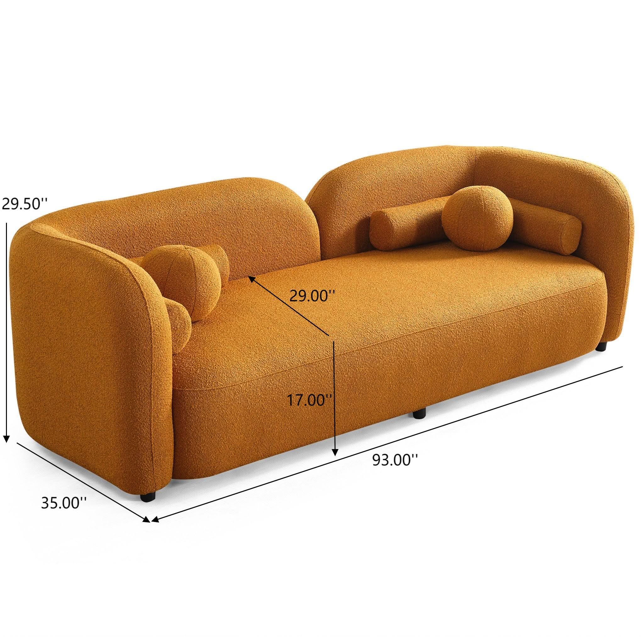 Donna - Japandi Design Boucle Sofa - Image 5