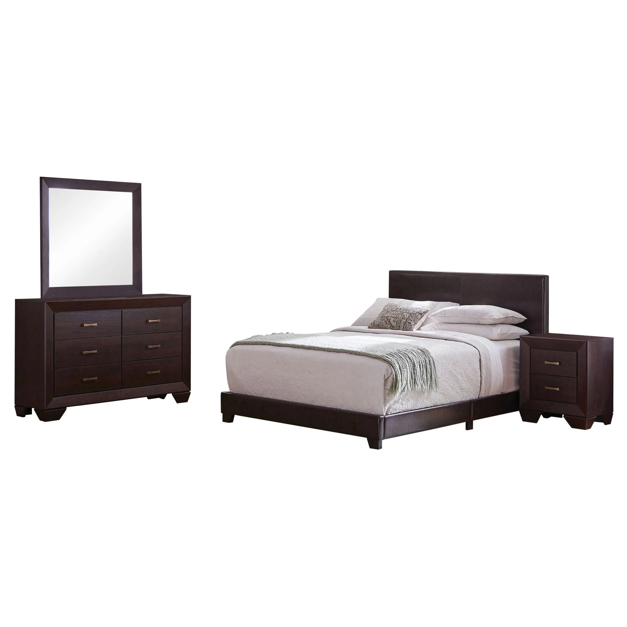 Dorian 4-piece Queen Bedroom Set Dark Cocoa - Image 3