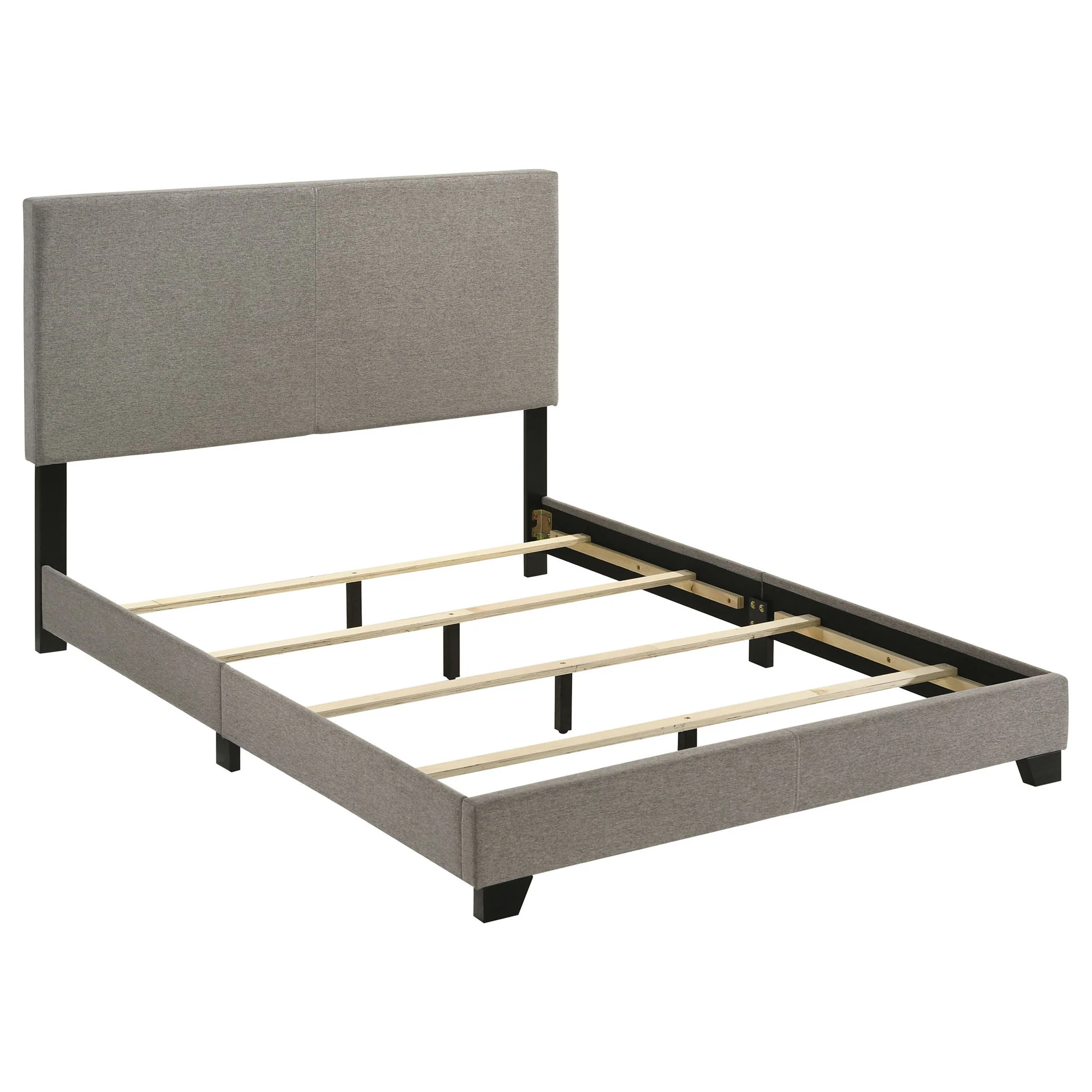 Dorian Fabric Upholstered Full Panel Bed Taupe - Image 4