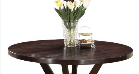 Drake - 5 Pieces Dining Room Set - Espresso / Gray - Image 3