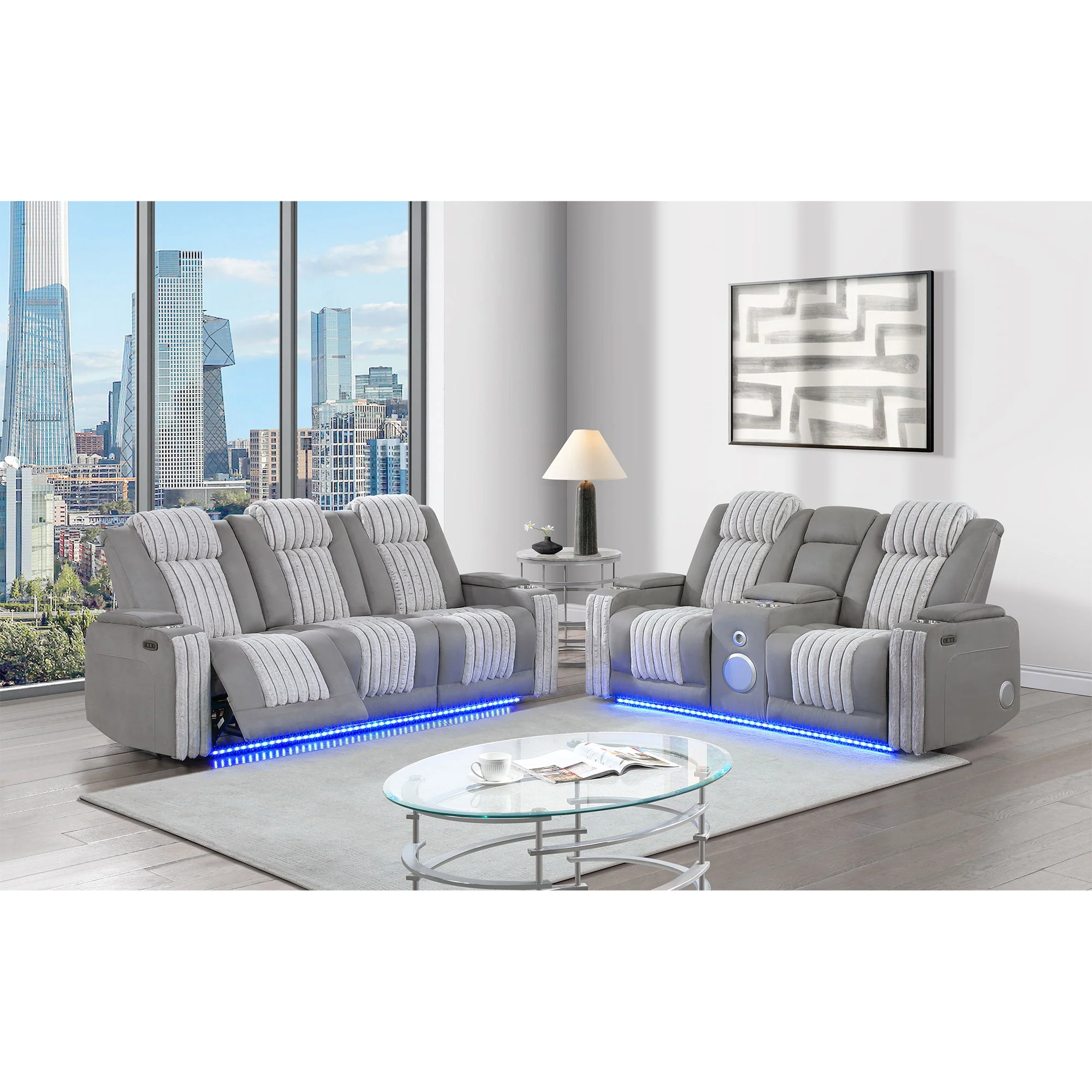 Duran - Power Reclining Set With Power Headrest - Image 13