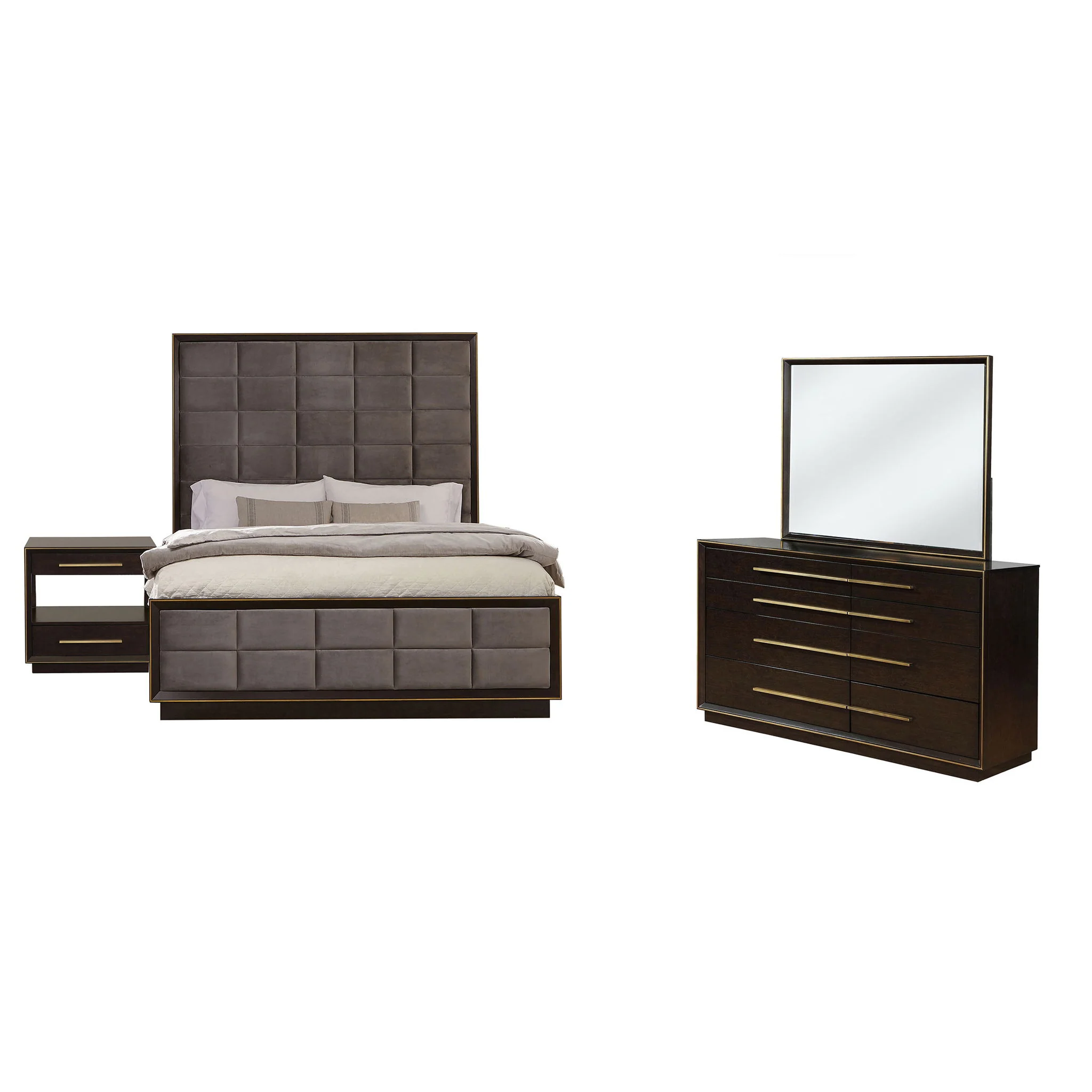 Durango 4-piece Queen Bedroom Set Smoked Peppercorn - Image 4