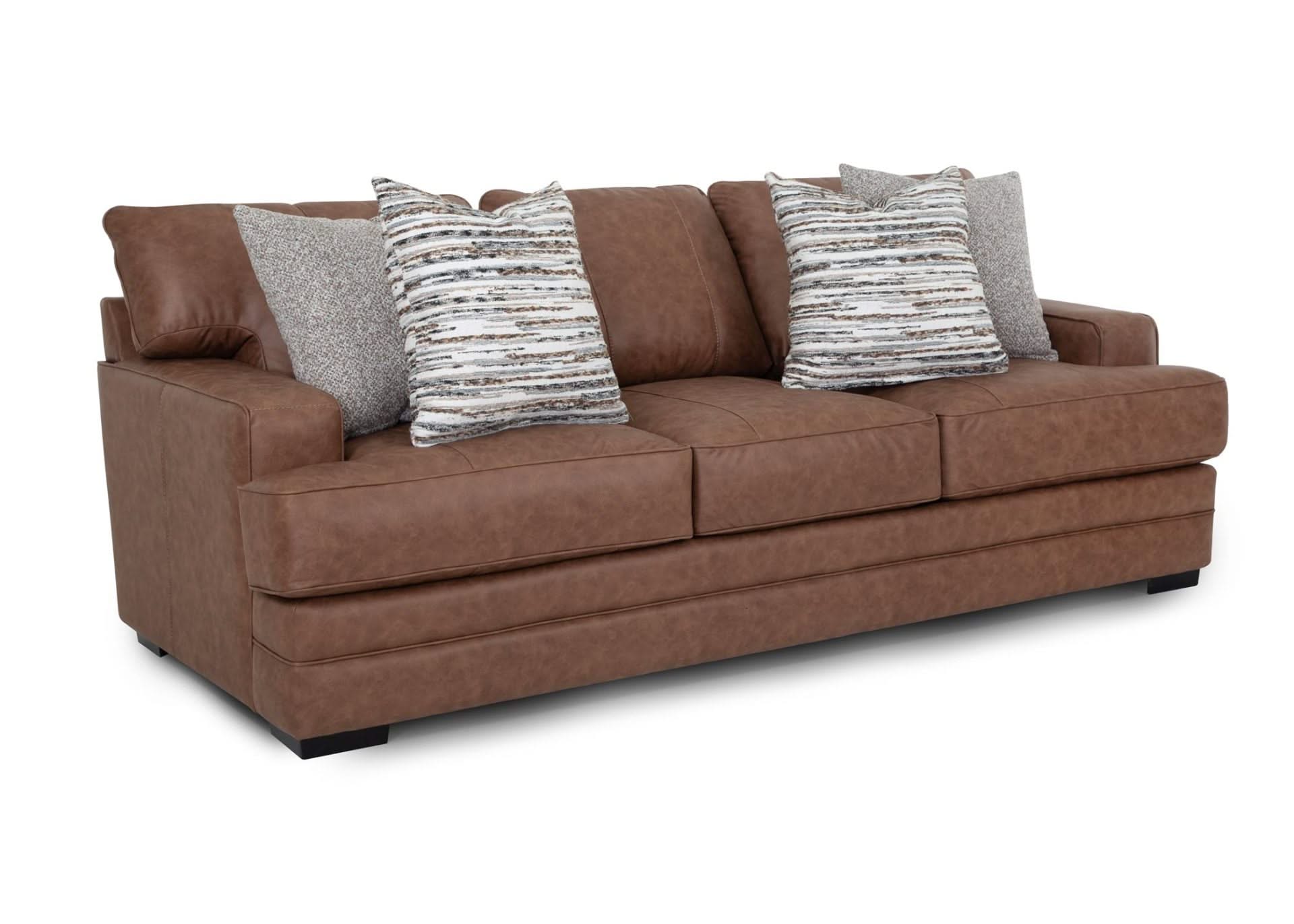 Duvall Saddle Living Room Set with Sofa and Loveseat - Image 4
