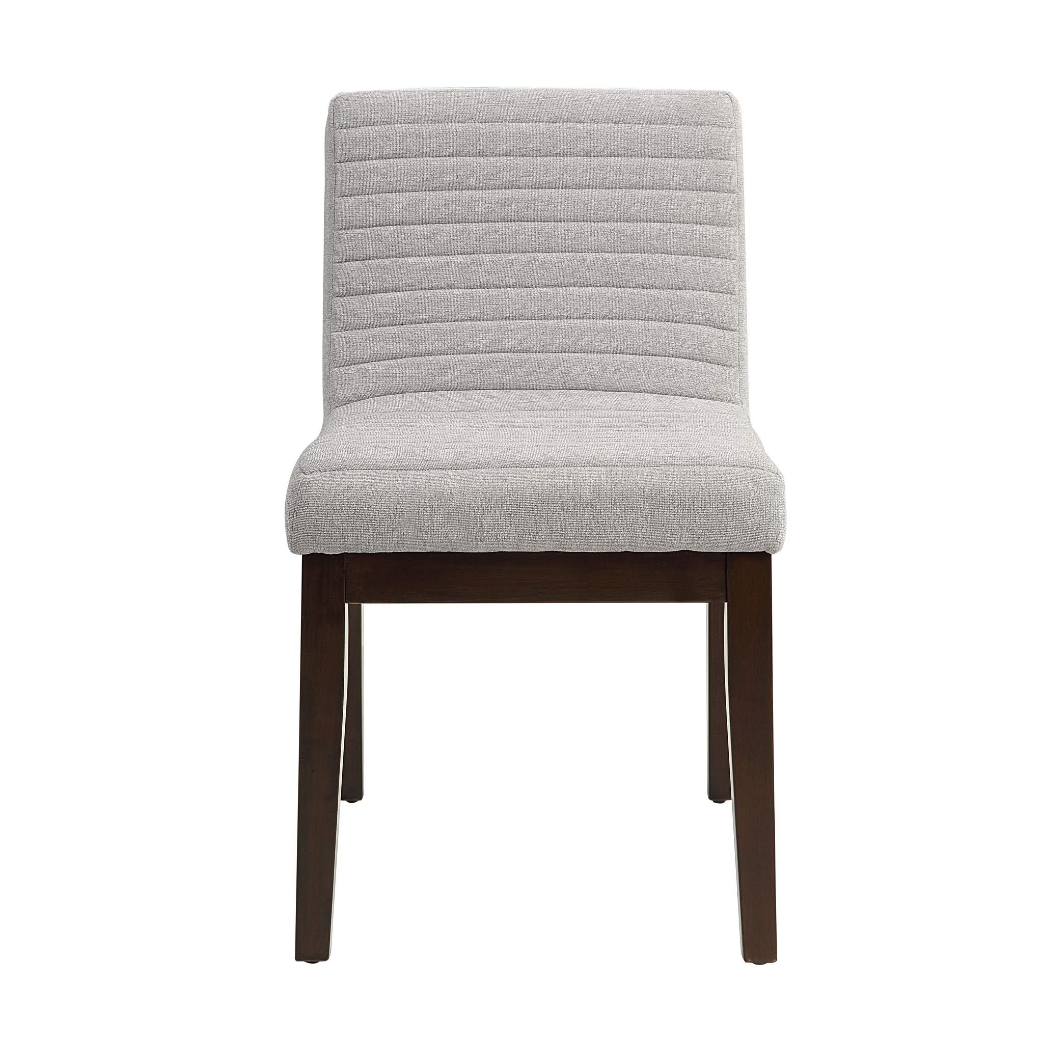 Edwyn - Linen Side Chair (Set of 2) - Gray - Image 2