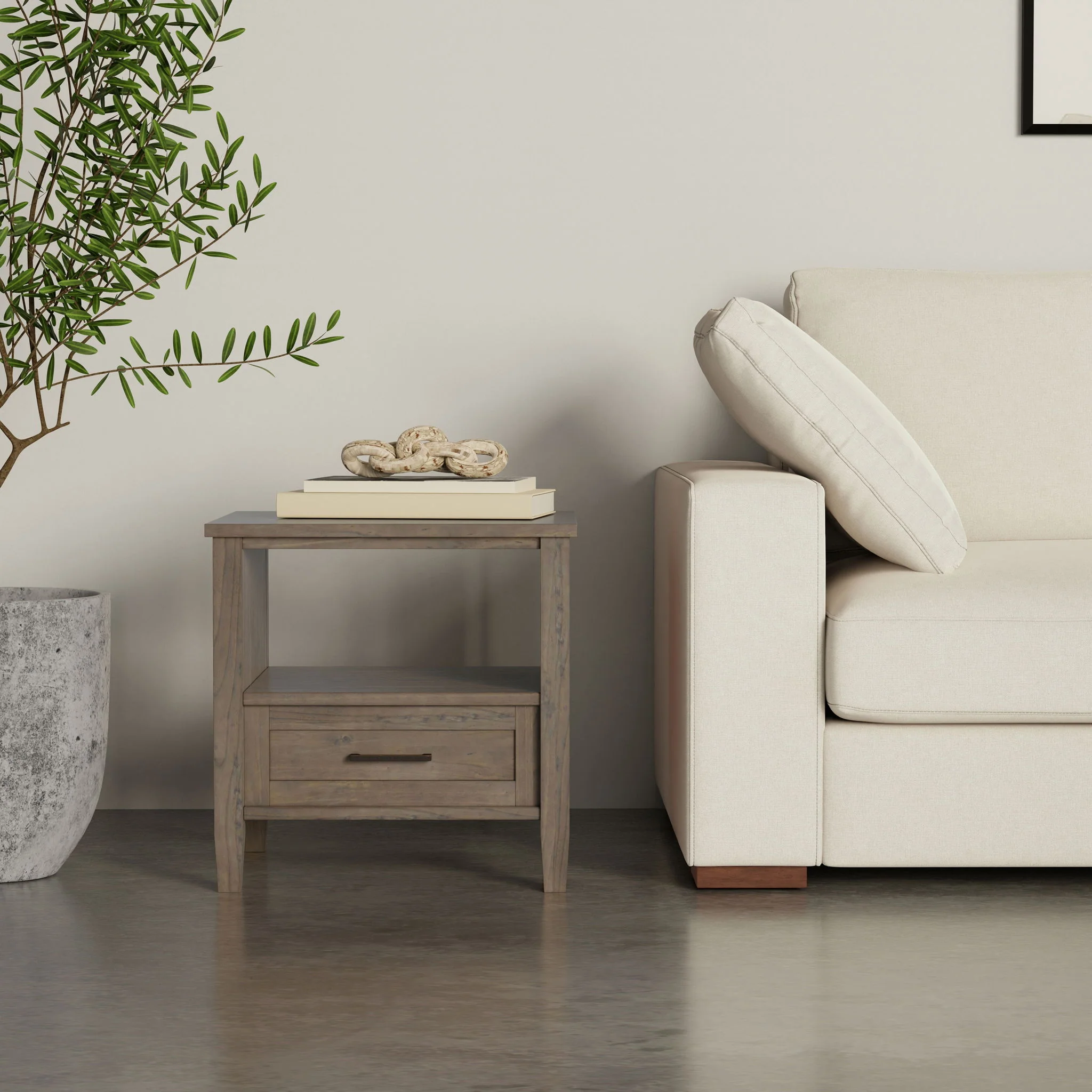 Ela - End Table - Brown - Image 2