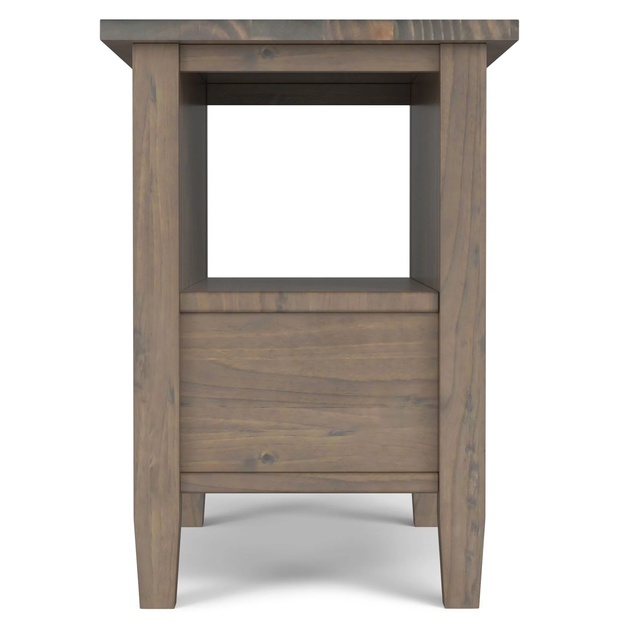 Ela - Narrow End Table - Brown - Image 2