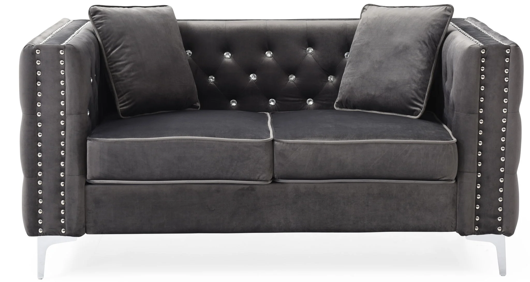 Elegant Track Arm Loveseat - Image 19