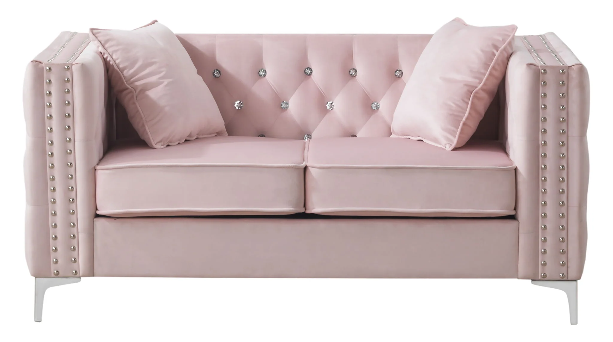 Elegant Track Arm Loveseat - Image 2
