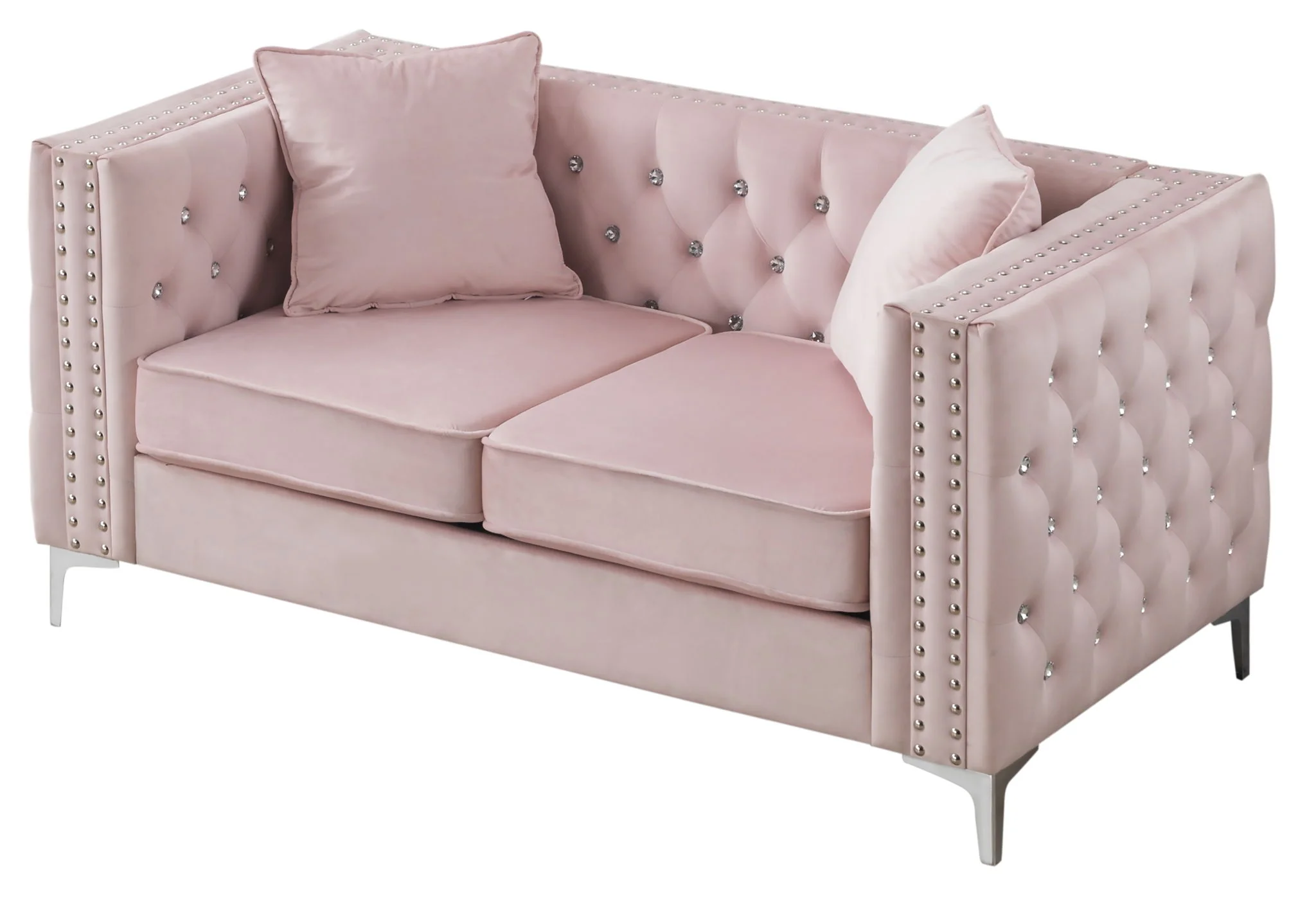 Elegant Track Arm Loveseat - Image 20