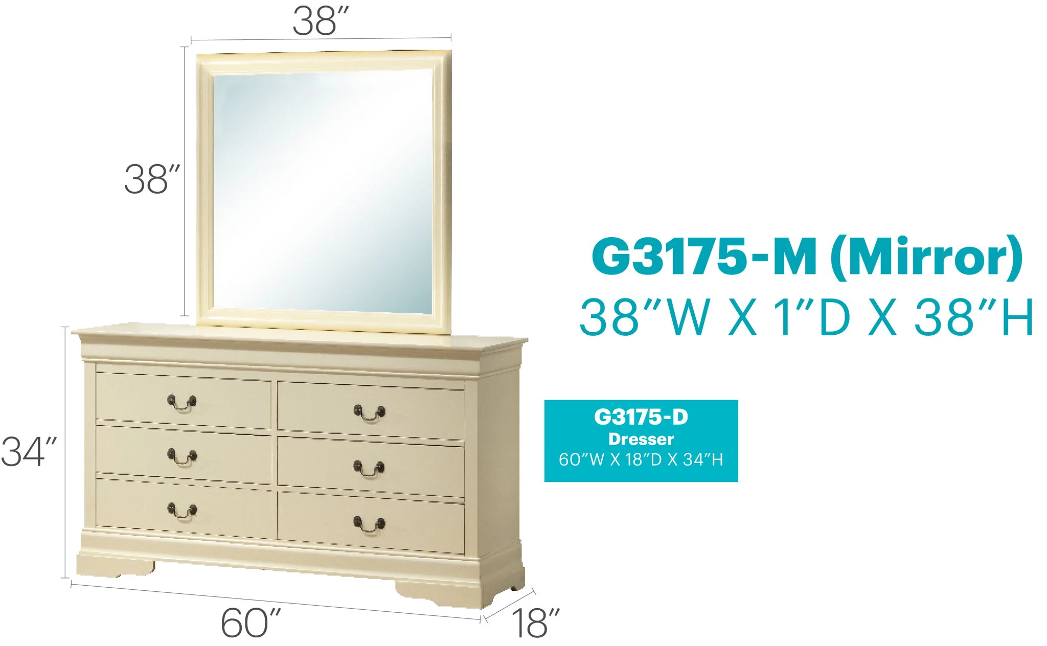Elegant Traditional Storage Dresser - Image 23