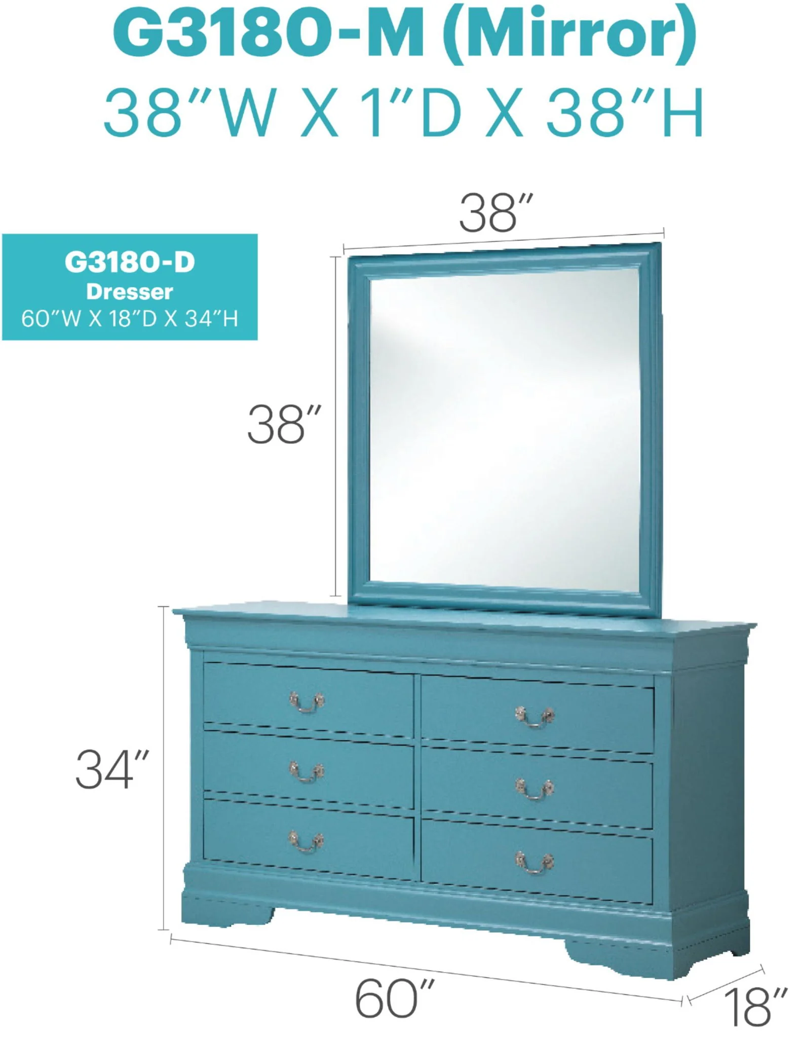 Elegant Traditional Storage Dresser - Image 32