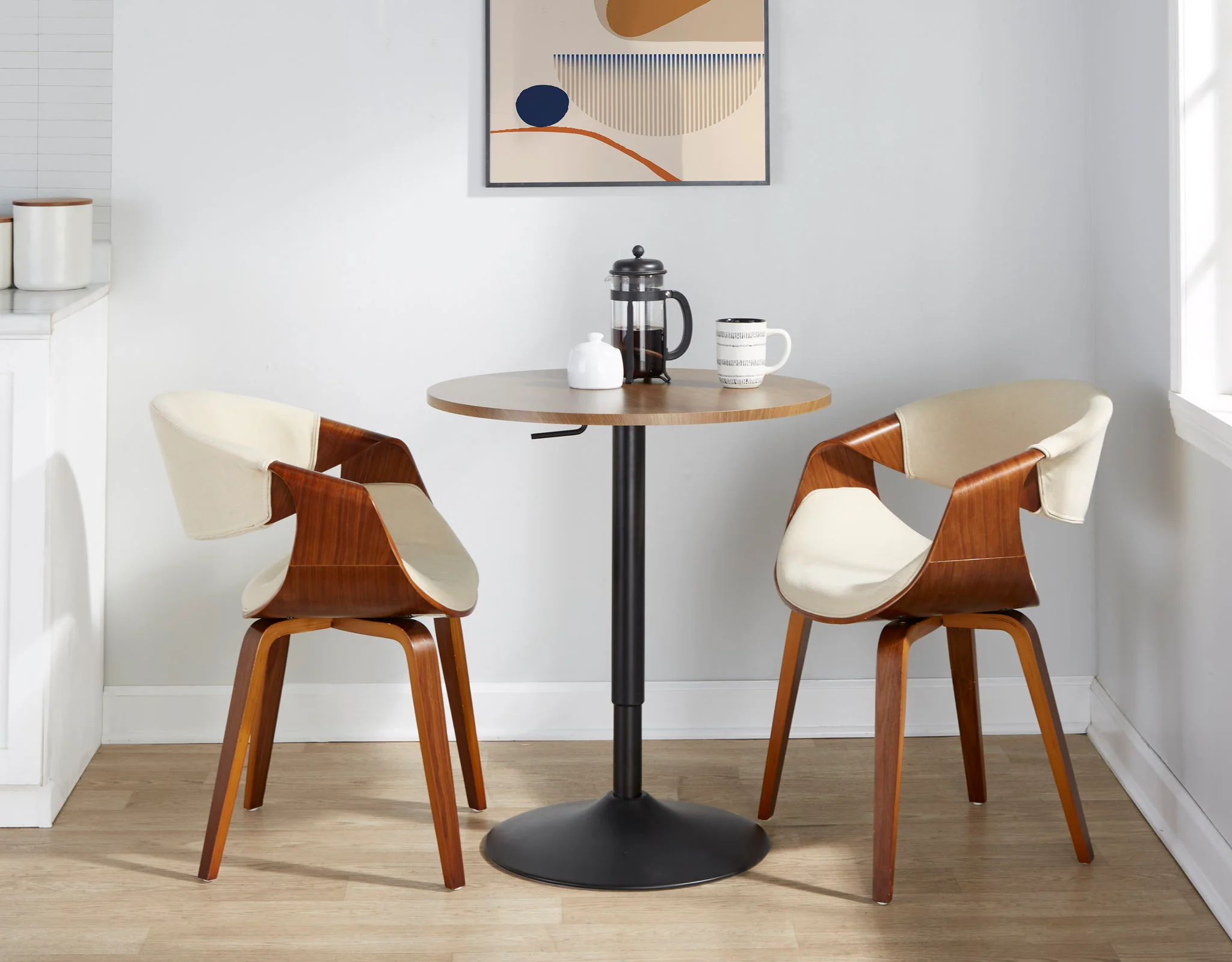 Elia - Contemporary Adjustable Bar Table - Image 12