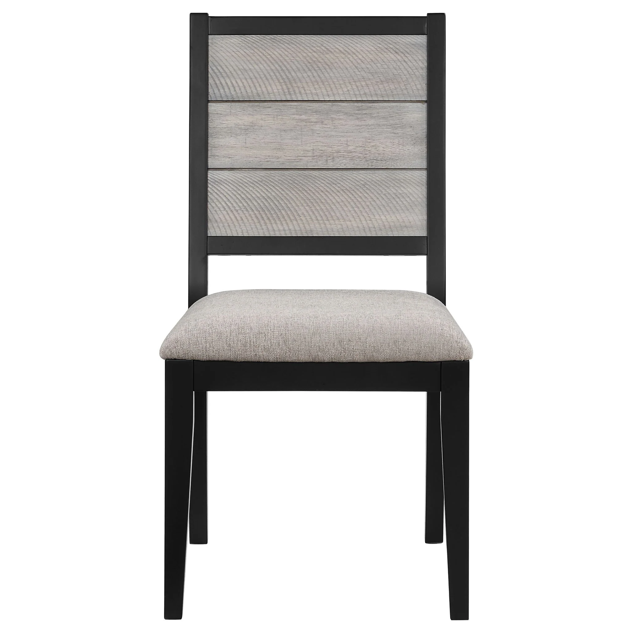Elodie Wood Dining Side Chair Grey and Black (Set of 2) - Image 4