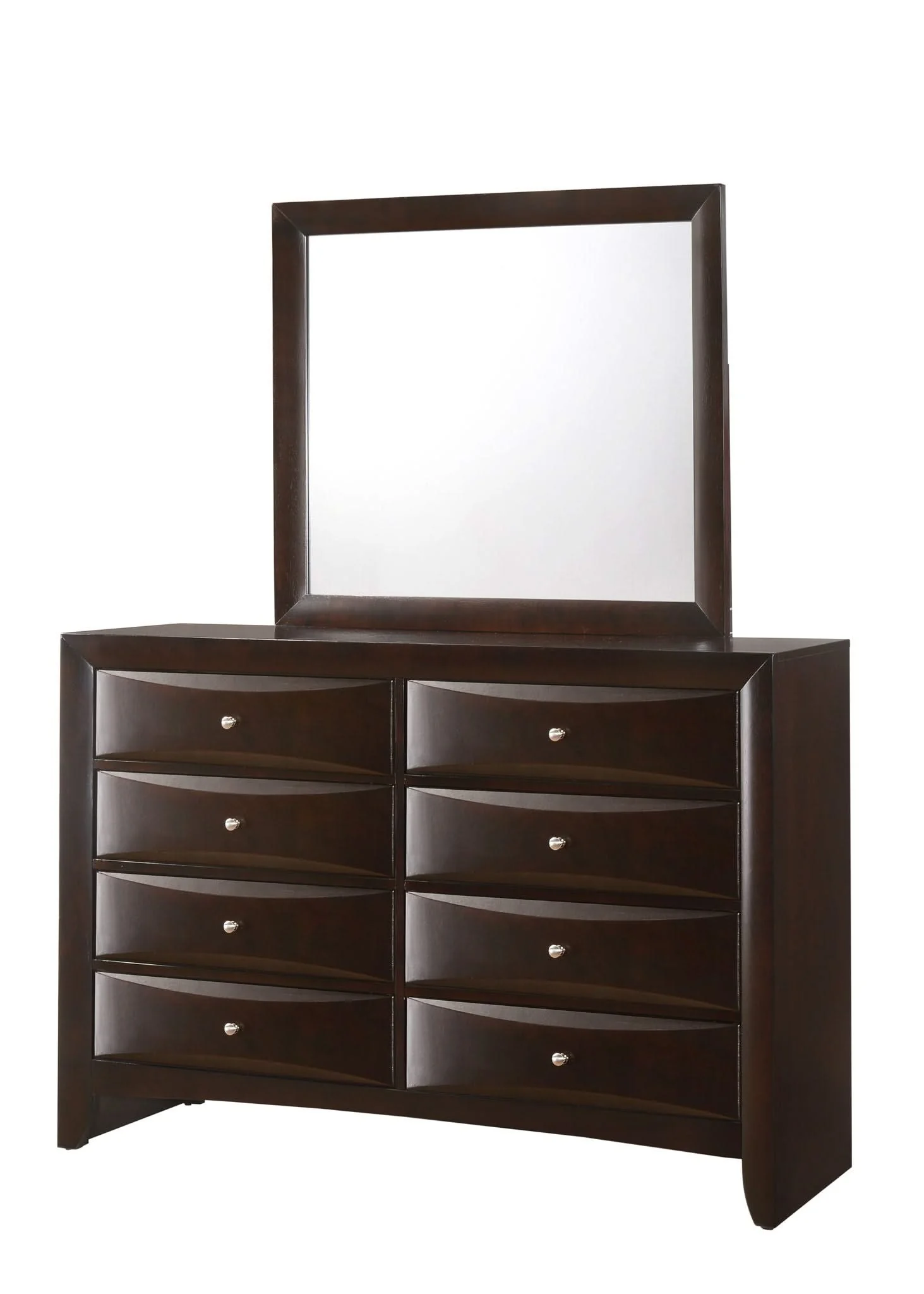 Emily - Queen 3 Piece Bedroom Set - Cherry - Image 4