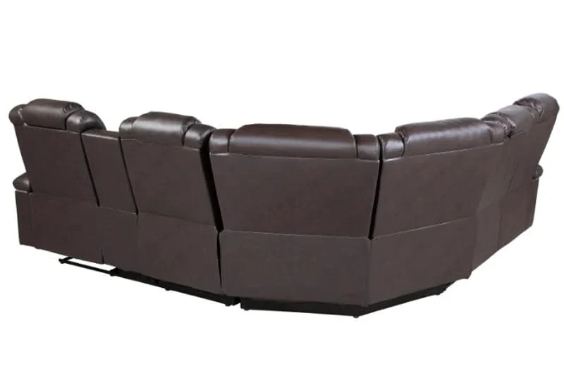 Encore Black 3-Piece Power Reclining Sectional with Power Headrests & Storage Console - Image 4