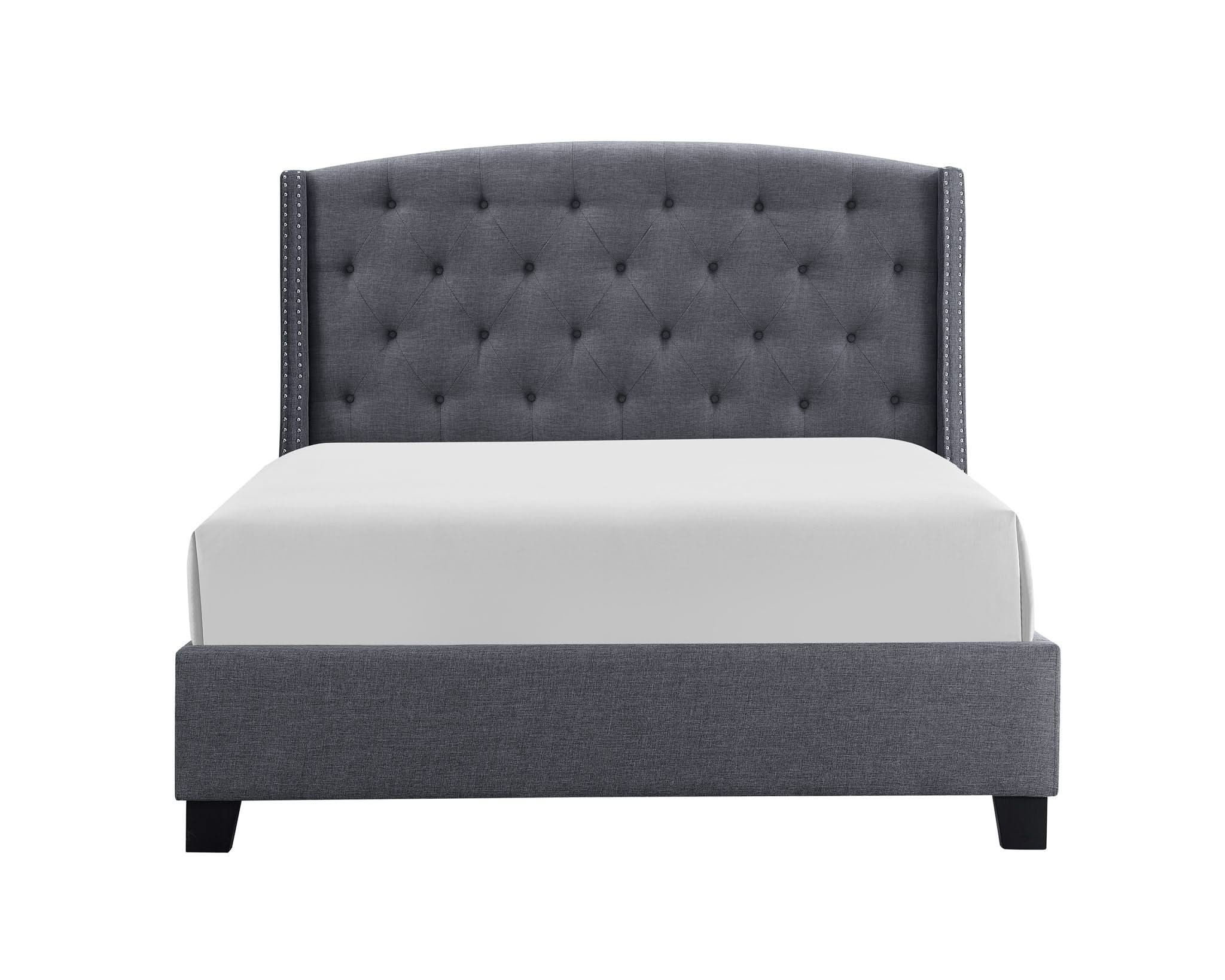 Eva - Queen Bed - Gray - Image 2