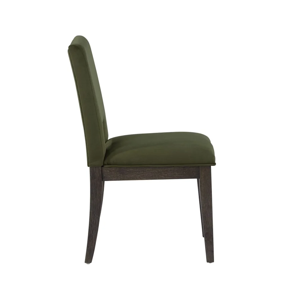 Evan 6-Piece Dining Set with 78–96 Inch Extendable Table, Green Velvet Chairs & Bench - Image 9
