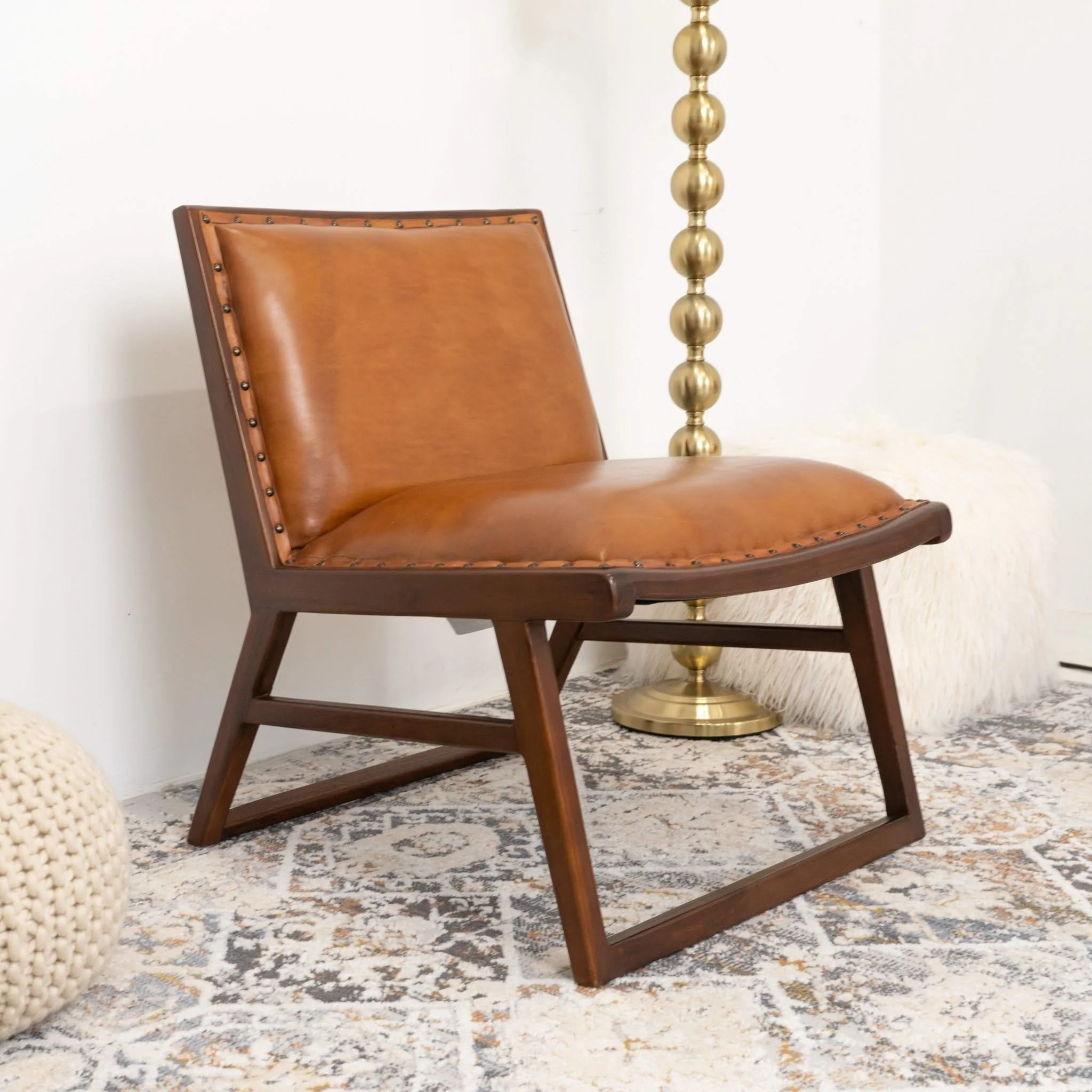 Everett - Lounge Chair - Tan - Image 4