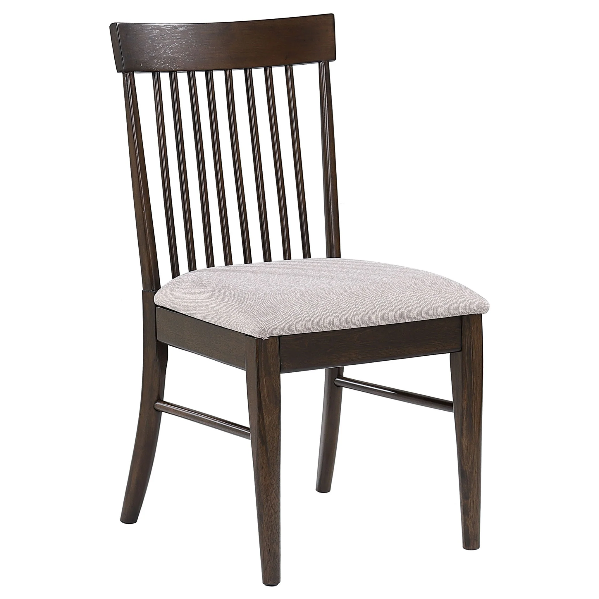 Everton Wood Dining Side Chair Dark Walnut (Set of 2) - Image 3