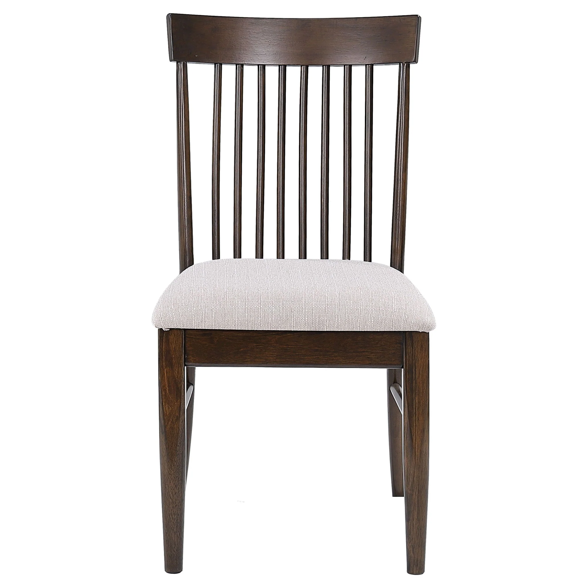 Everton Wood Dining Side Chair Dark Walnut (Set of 2) - Image 4