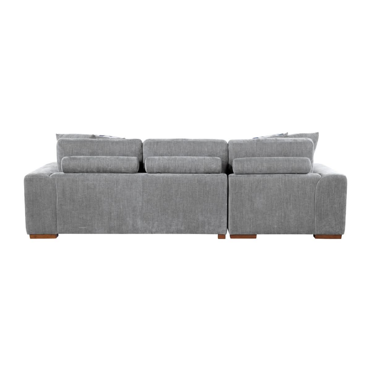 Evolution Gray Modern 2 PC Sectional with Pull-Out Bed, Storage Chaise and Throw Accent pillows - Image 12