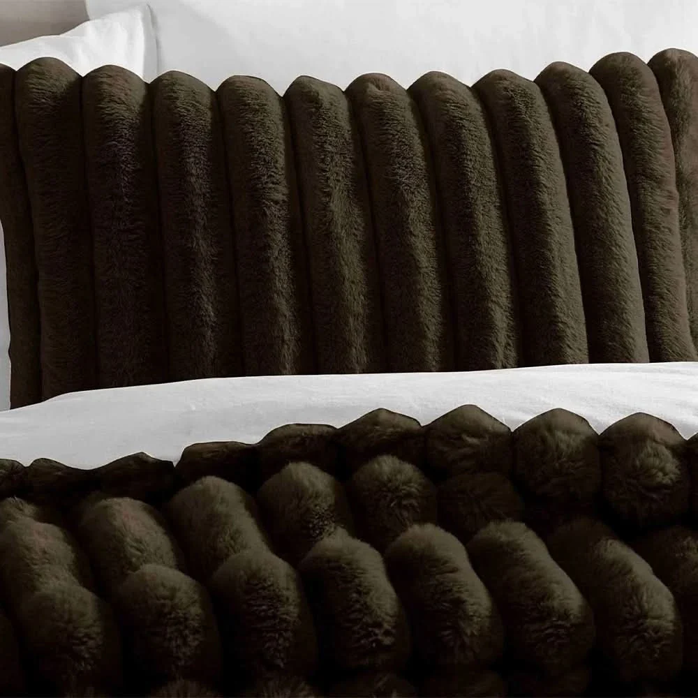Evolve Brown or Taupe 4PC Comforter Set with Modern Textured Style - Image 6